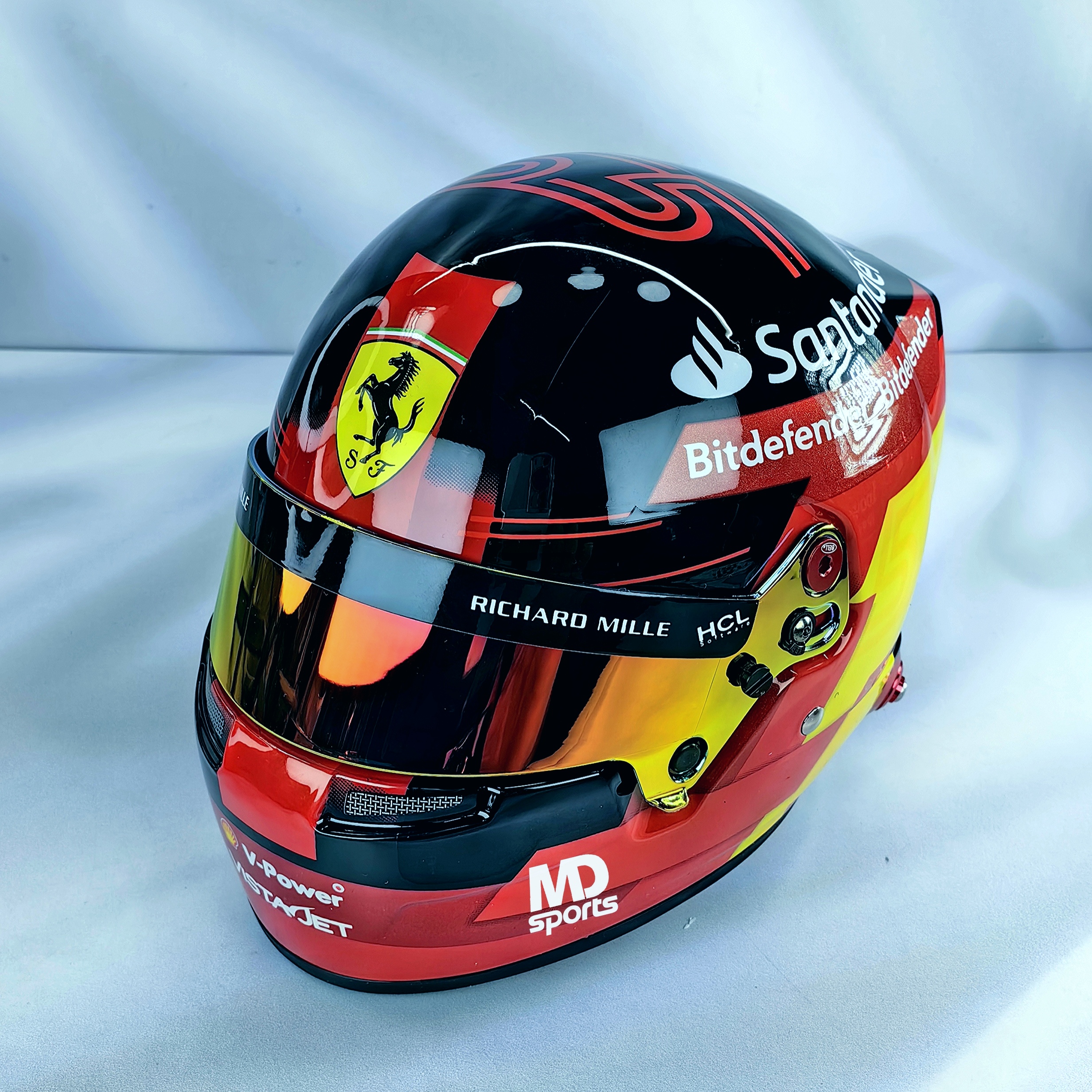 Casco Formula 1 Carlos Sainz Ferrari 2023 BELL 1:2