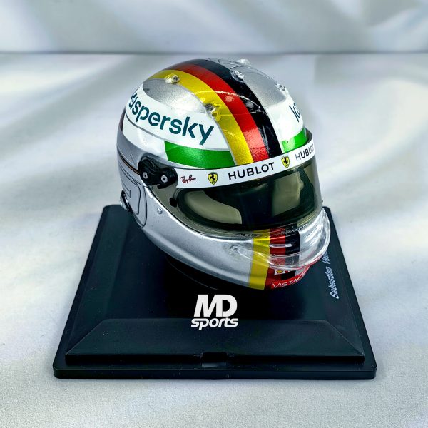 Casco Formula 1 Sebastian Vettel Ferrari 2020 GP Monza Spark 1:5 - Imagen 2