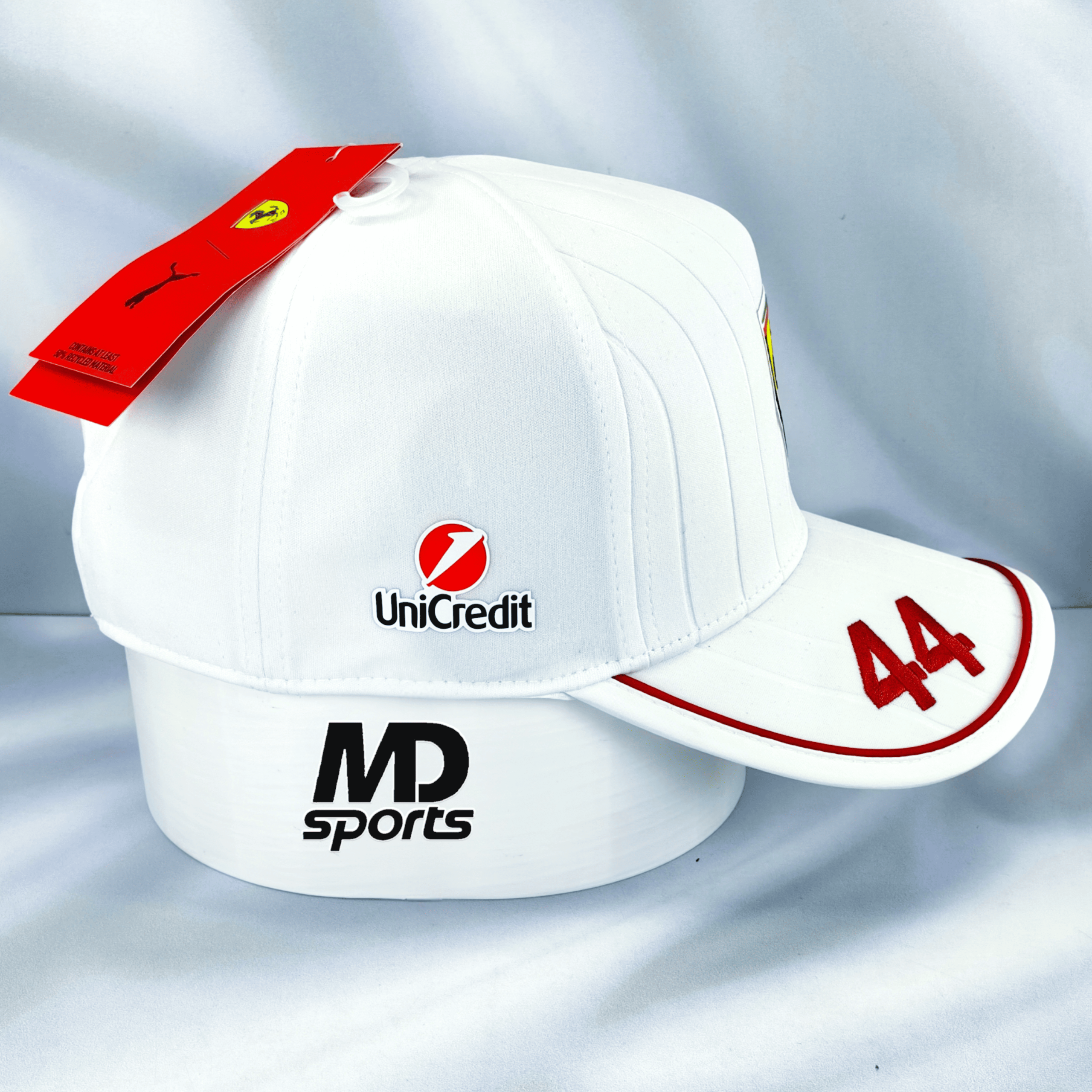 Gorro Puma Oficial Scuderia Ferrari HP Lewis Hamilton GP Miami 2025 - Imagen 3