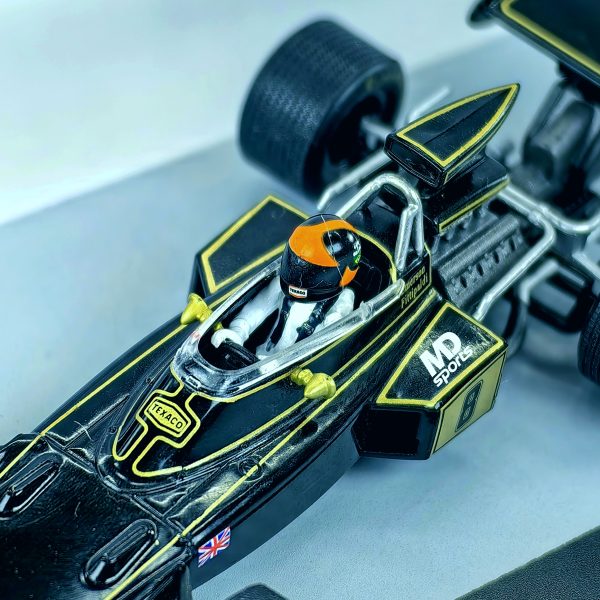 Lotus 72D 1972 #8 Emerson Fittipaldi Caja Acrilica IXO 1:43 - Imagen 4