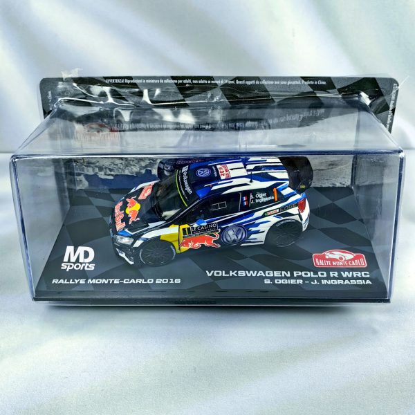 Volkswagen VW Polo R WRC Monte-Carlo 2016 #1 S.ogler- J.ingrassia 1:43 Caja acrilica