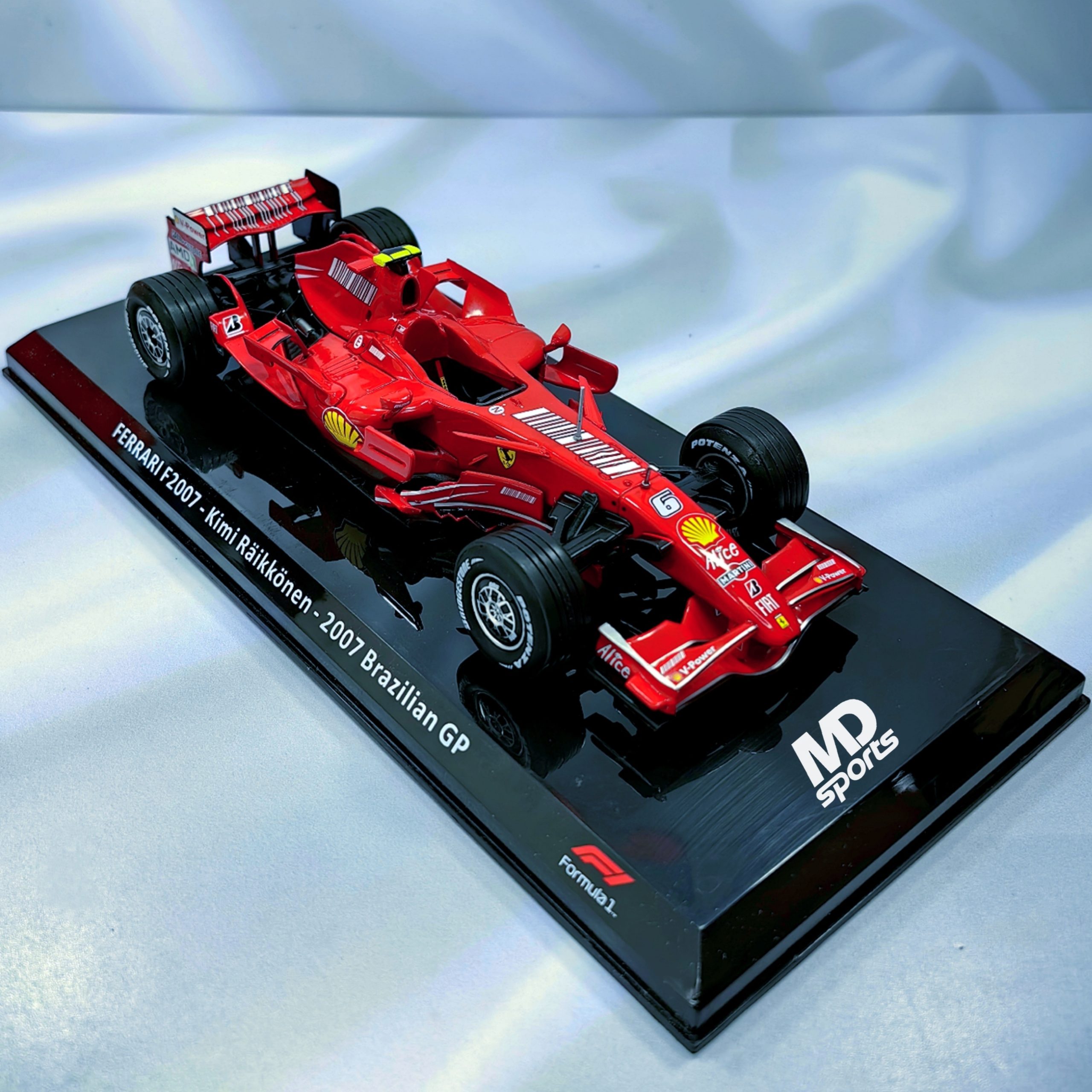 Ferrari F2007 GP Brasil 2007 #6 Kimi Raikkonen Caja Normal Premium Collect 1:24