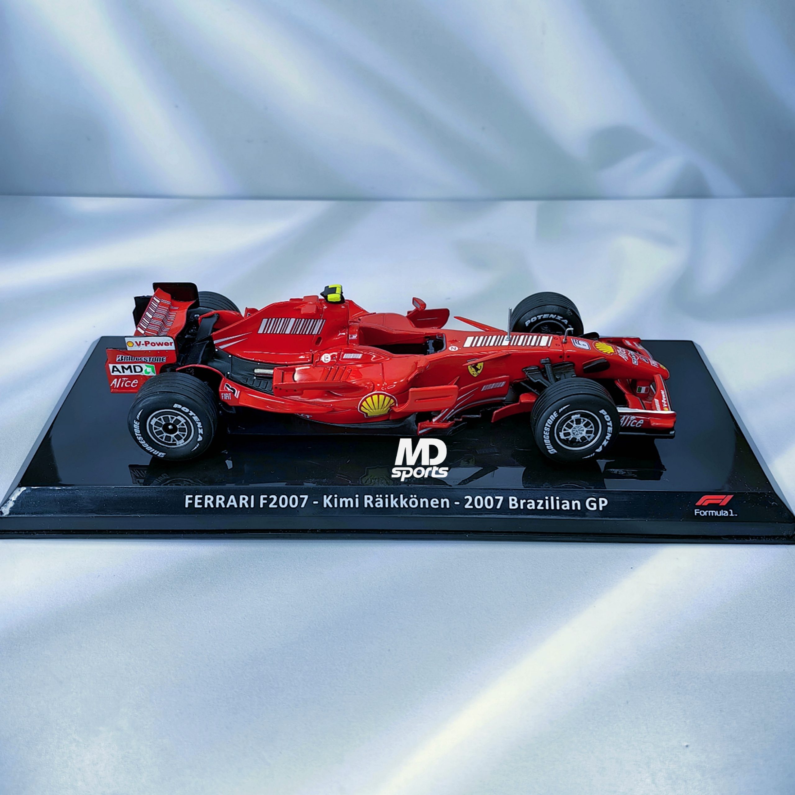 Ferrari F2007 GP Brasil 2007 #6 Kimi Raikkonen Caja Normal Premium Collect 1:24