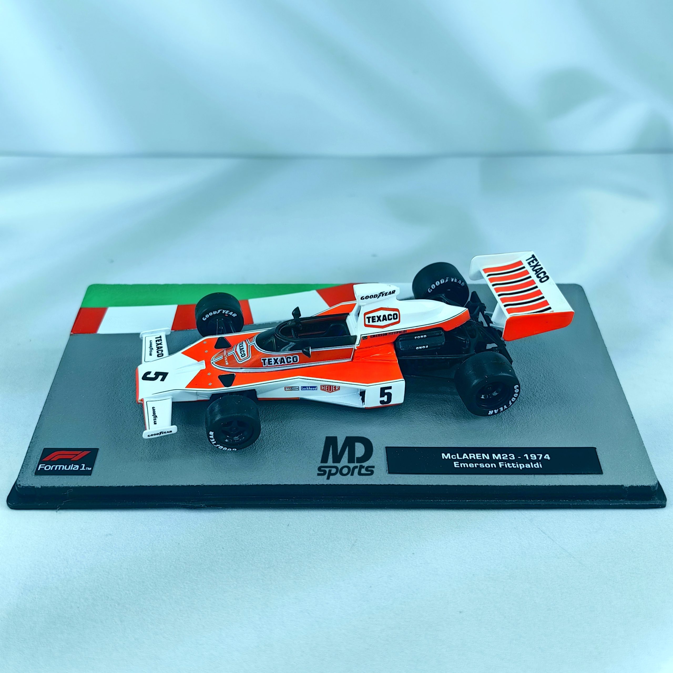 Mclaren M23 1974 #5 Emerson Fittipaldi Caja Acrilica Altaya 1:43 - Imagen 3
