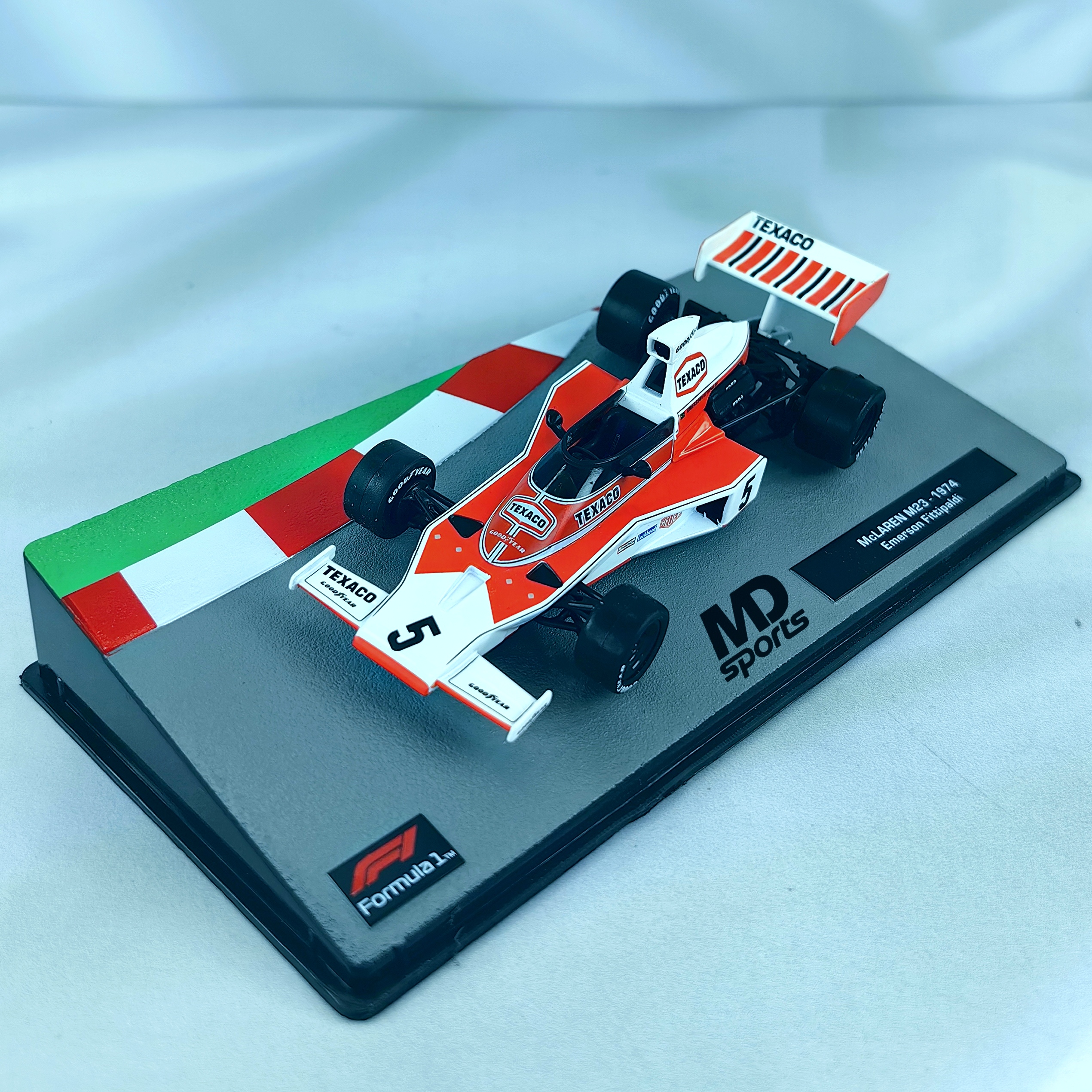 Mclaren M23 1974 #5 Emerson Fittipaldi Caja Acrilica Altaya 1:43