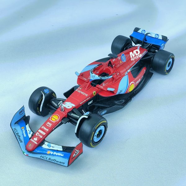 Ferrari SF-24 Miami GP 2024 #16 Charles Leclerc Caja Normal Burago 1:43 - Imagen 4