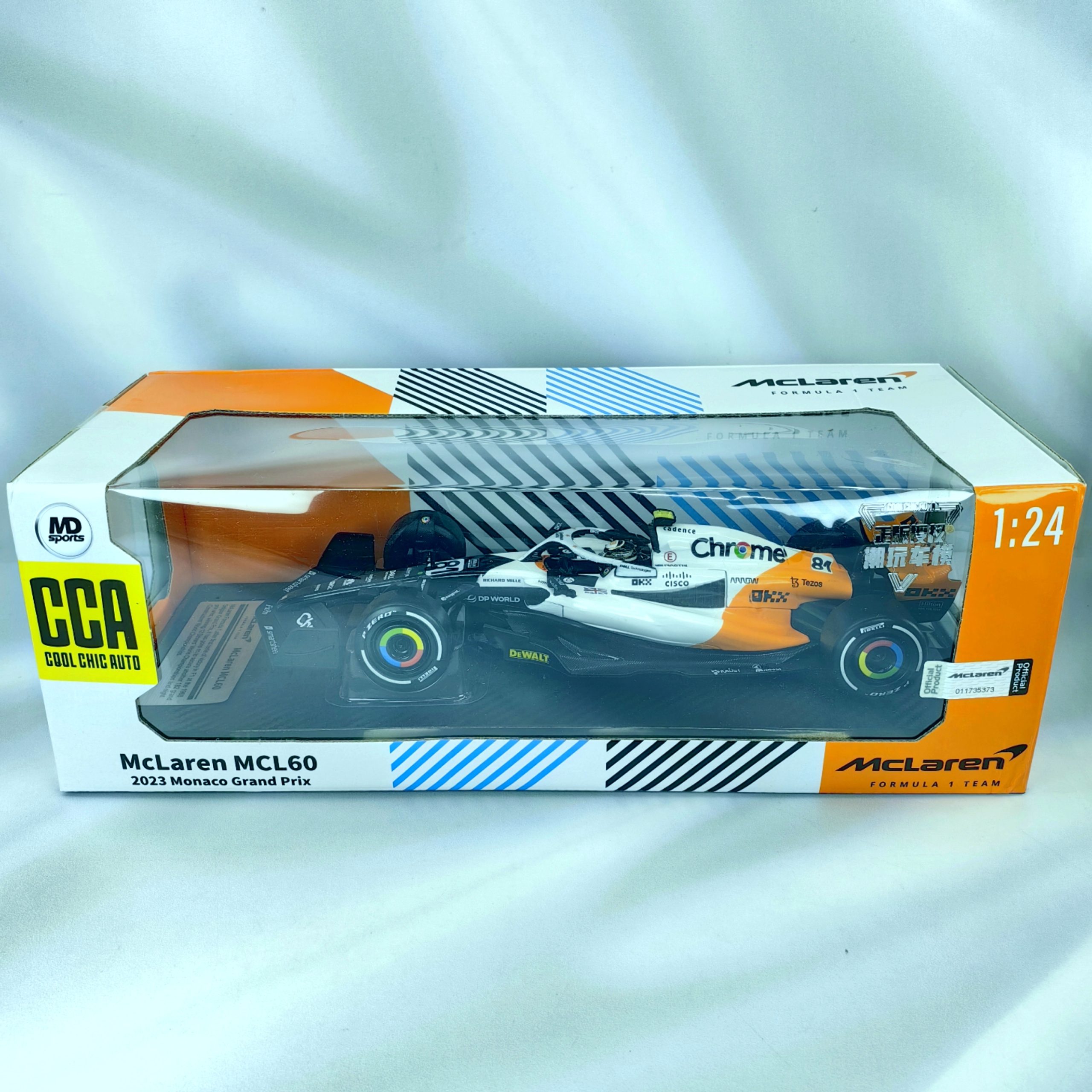 Mclaren MCL60 GP Monaco 2023 #81 Oscar Piastri CCA 1:24
