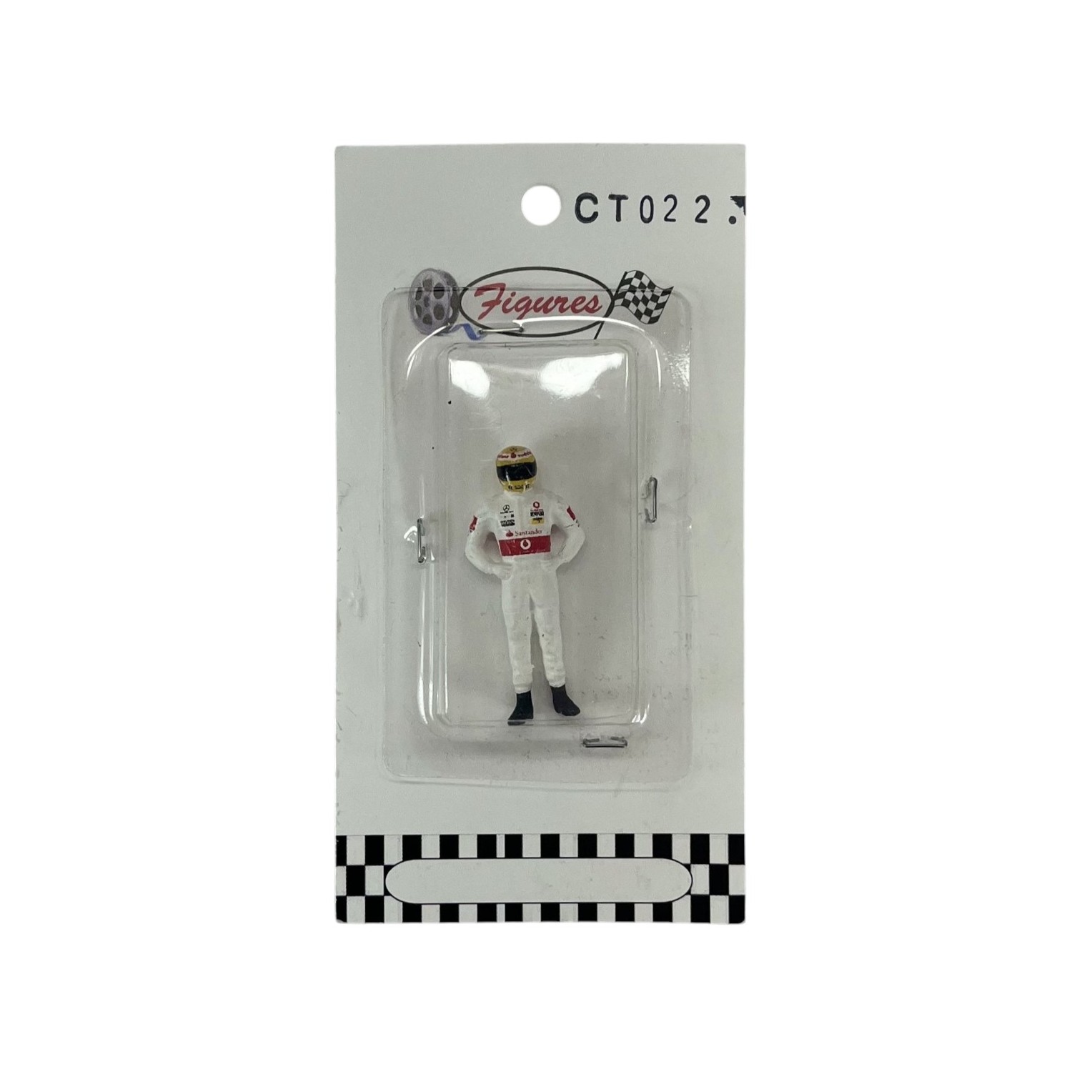 Figura Piloto Lewis Hamilton Mclaren 2008 Cartrix 1:43