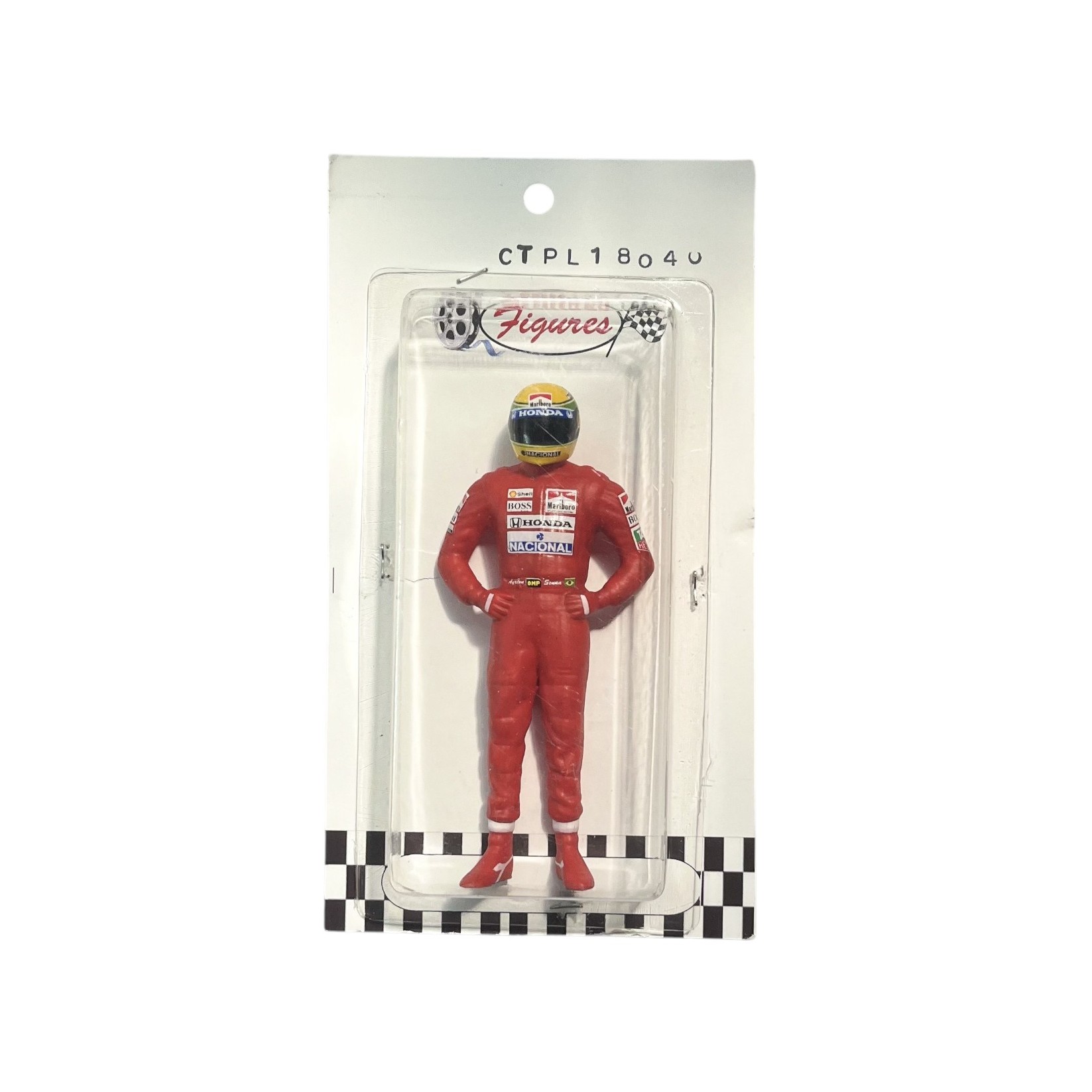 Figura Formula 1 Piloto Ayrton Senna Mclaren 1991 1:18 Cartrix