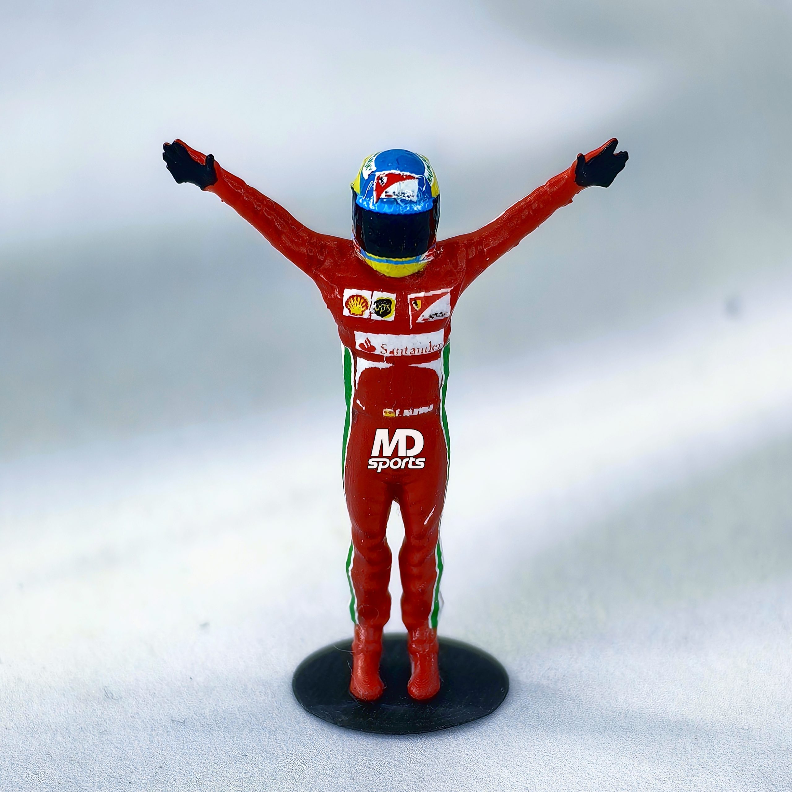 Figura Piloto Fernando Alonso Ferrari 2012 Cartrix 1:43