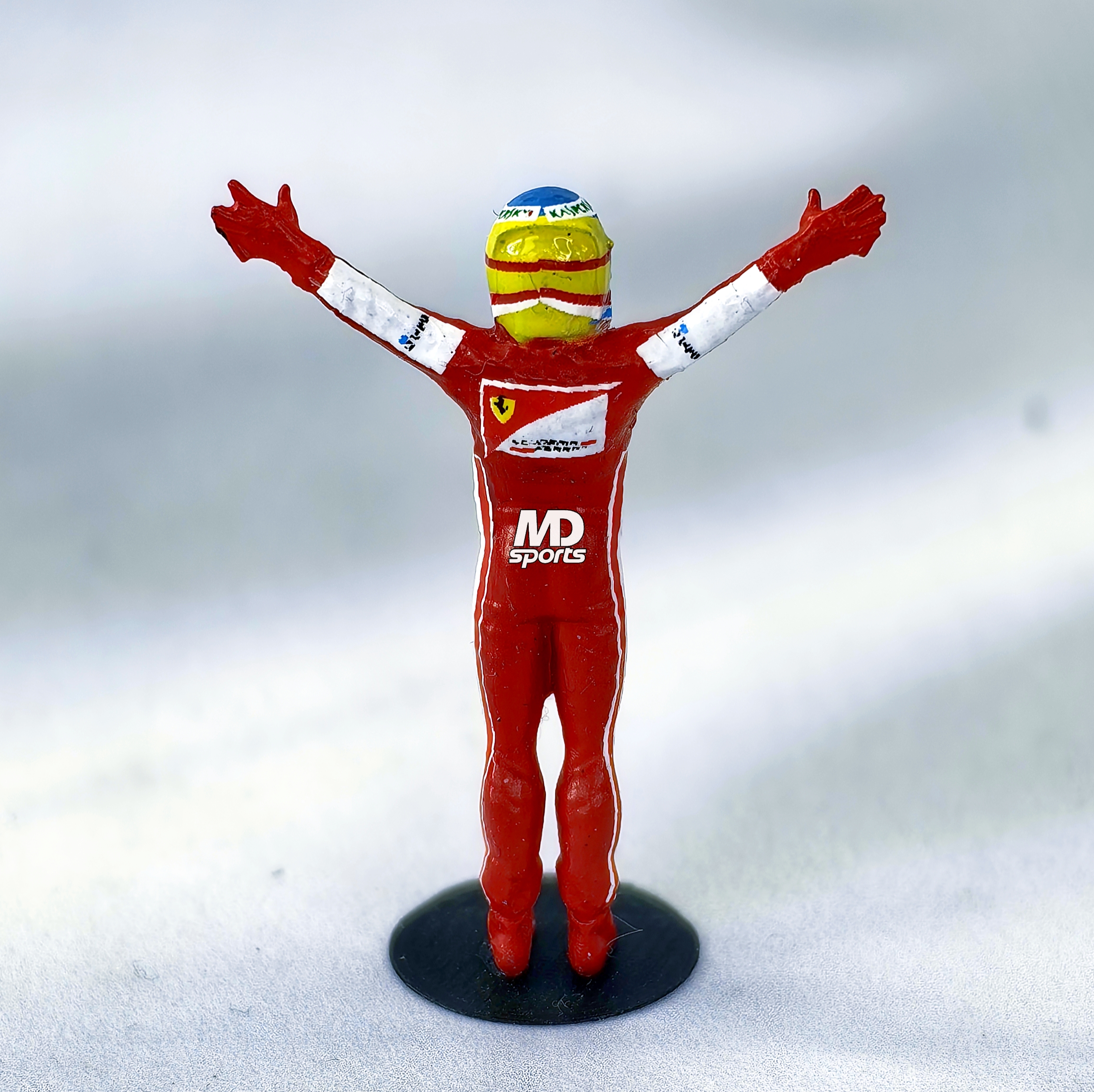 Figura Piloto Fernando Alonso Ferrari 2012 Cartrix 1:43