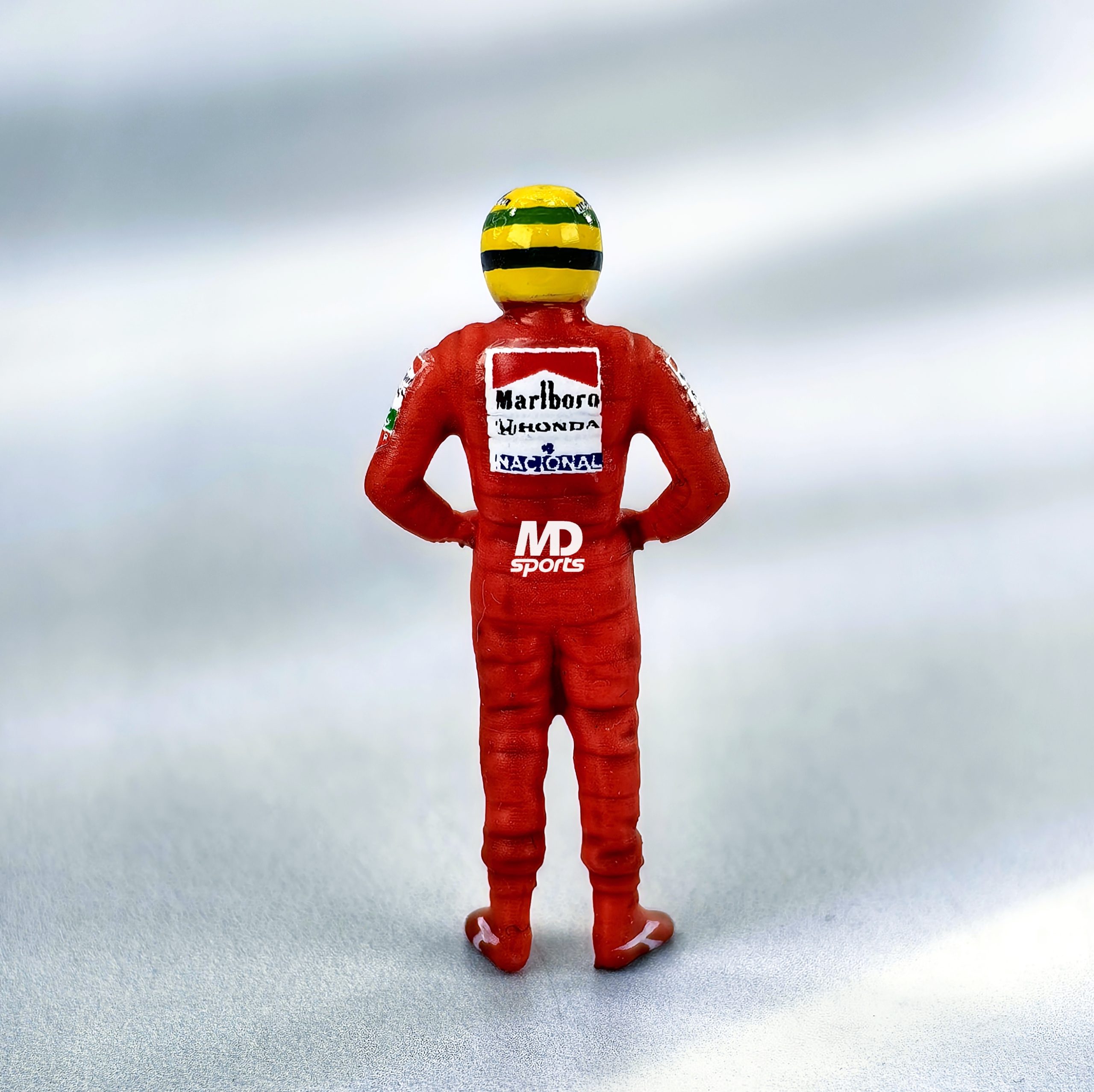 Figura Piloto Ayrton Senna Mclaren 1991 Cartrix 1:43