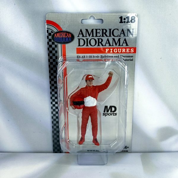 Figura Piloto Michael Schumacher Ferrari American Diorama 1:18 - Imagen 3