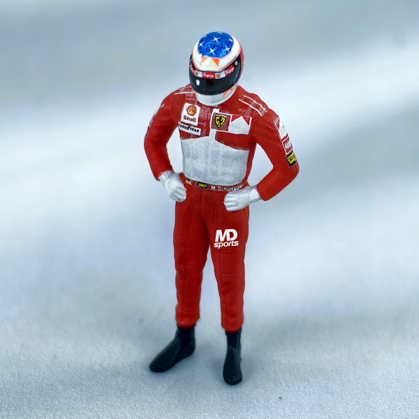 Figura Piloto Michael Schumacher Ferrari 1997 Minichamps 1:43