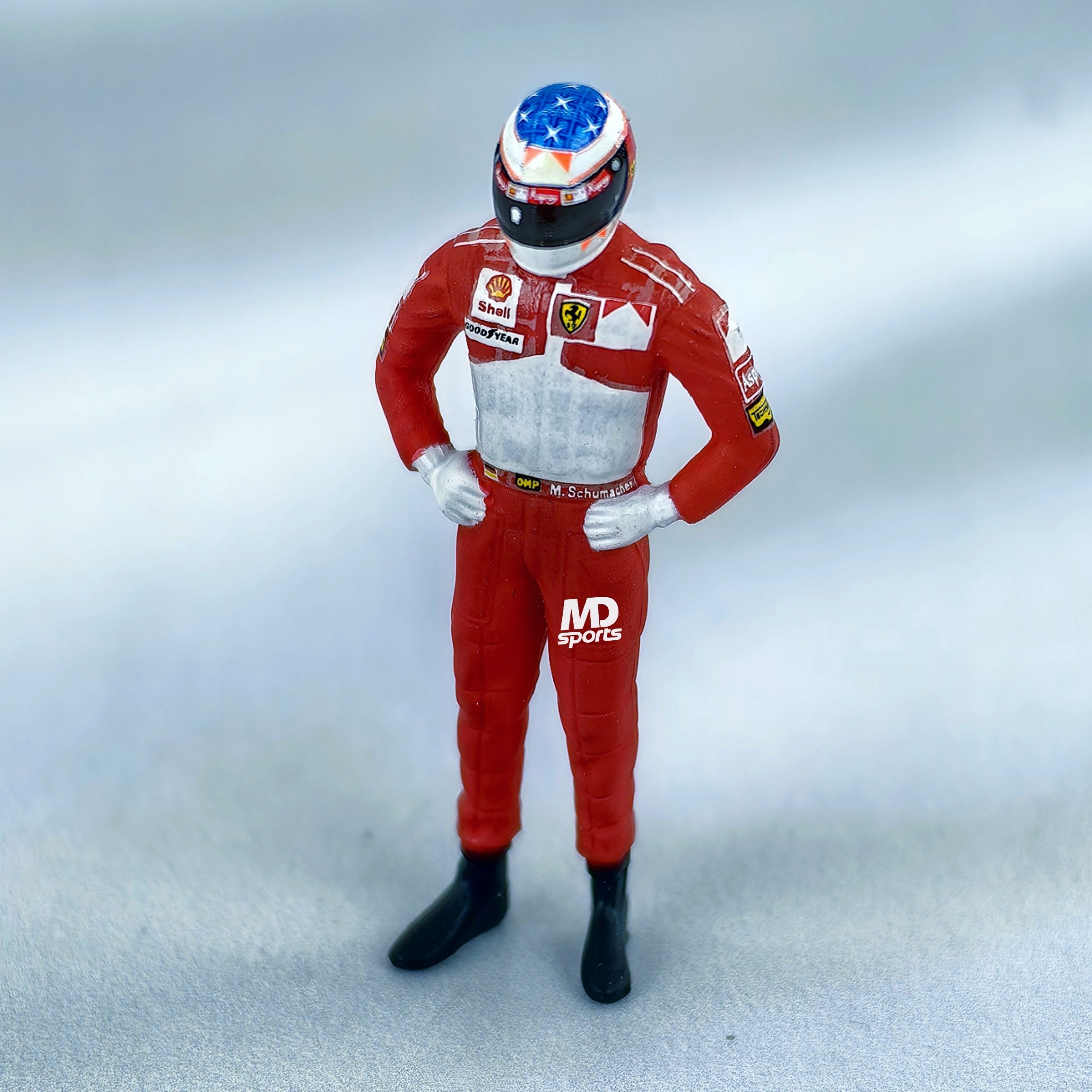Figura Piloto Michael Schumacher Ferrari 1997 Minichamps 1:43