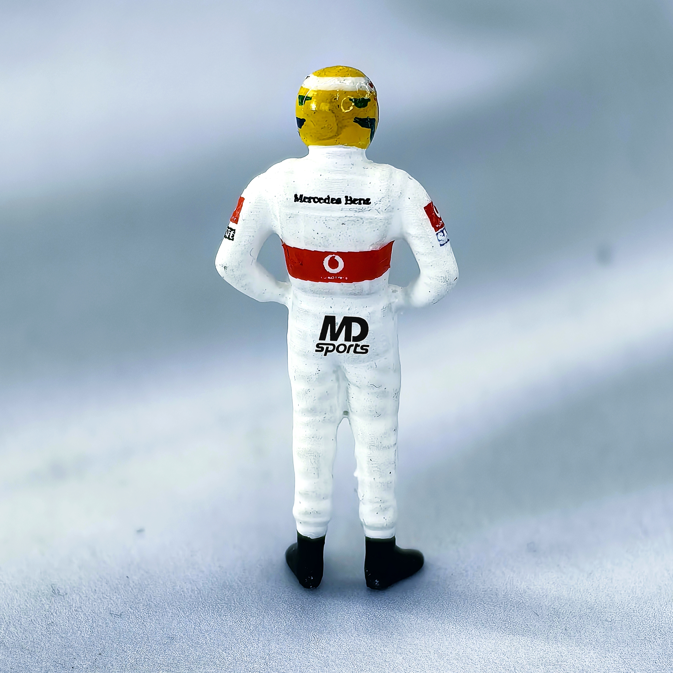 Figura Piloto Lewis Hamilton Mclaren 2008 Cartrix 1:43