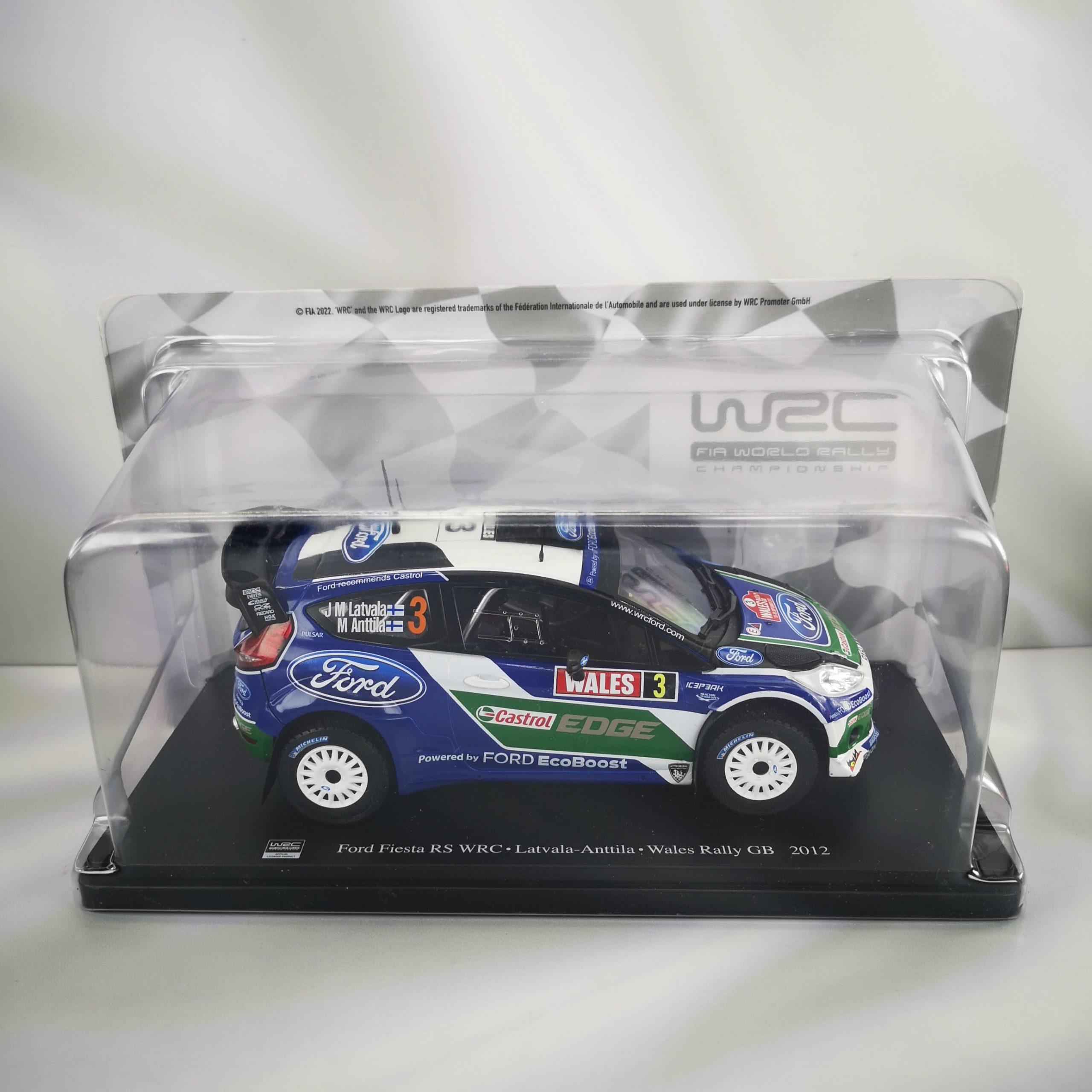 Ford Fiesta RS WRC Gales 2012 #3 Jari-Matti Latvala Edicola 1:24