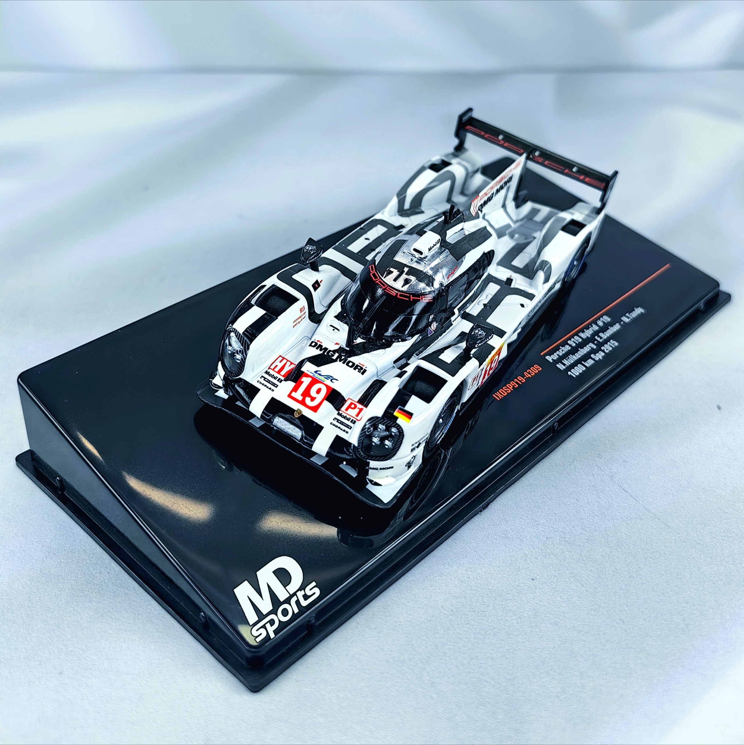 Porsche 919 Hybrid 1000km SPA 2015 #19 Hulkenberg-Bamber-Tandy Caja Acrilica IXO 1:43
