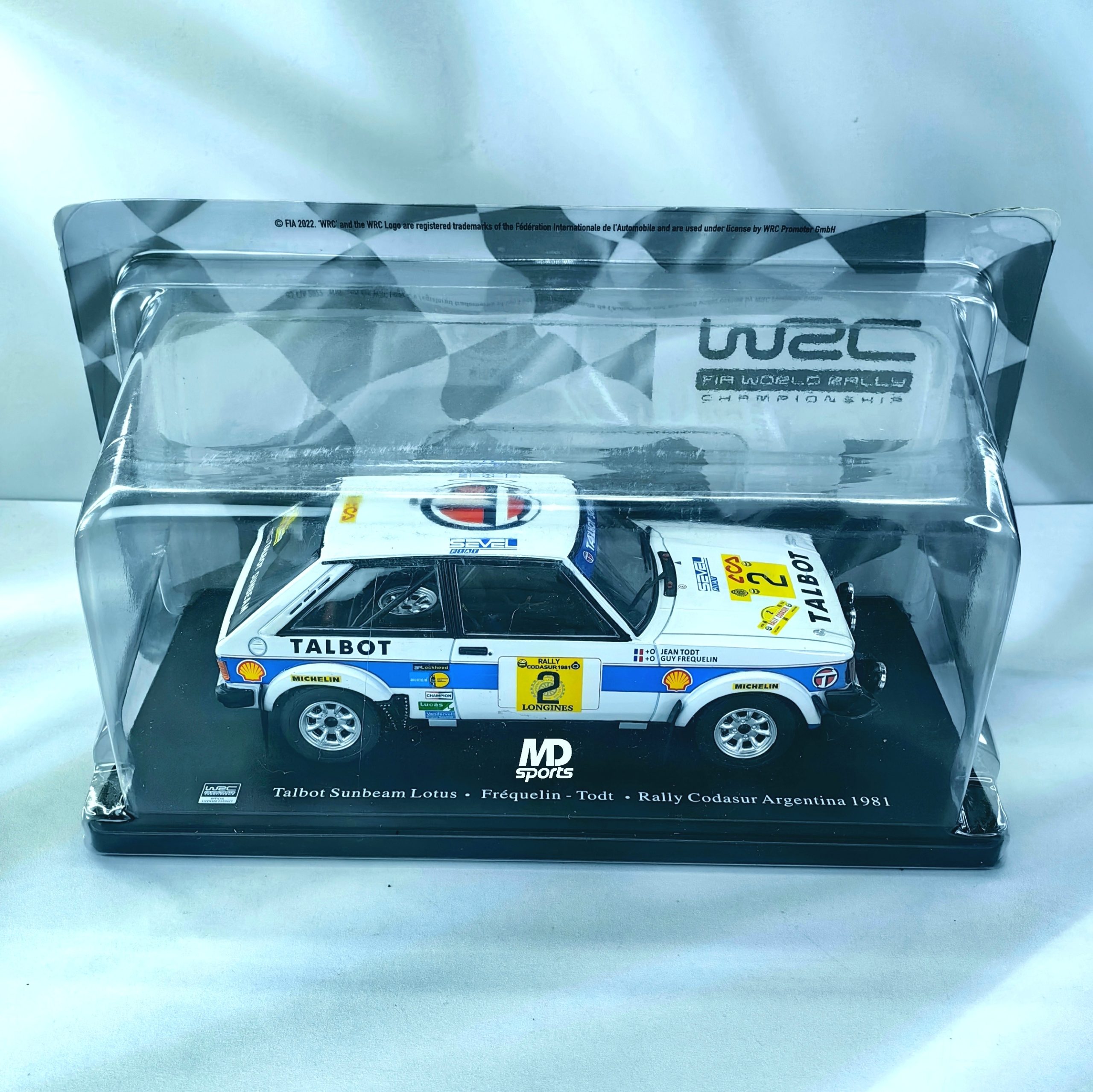 Lotus Talbot Sunbeam WRC Argentina 1981 #2 Guy Frequelin Edicola 1:24