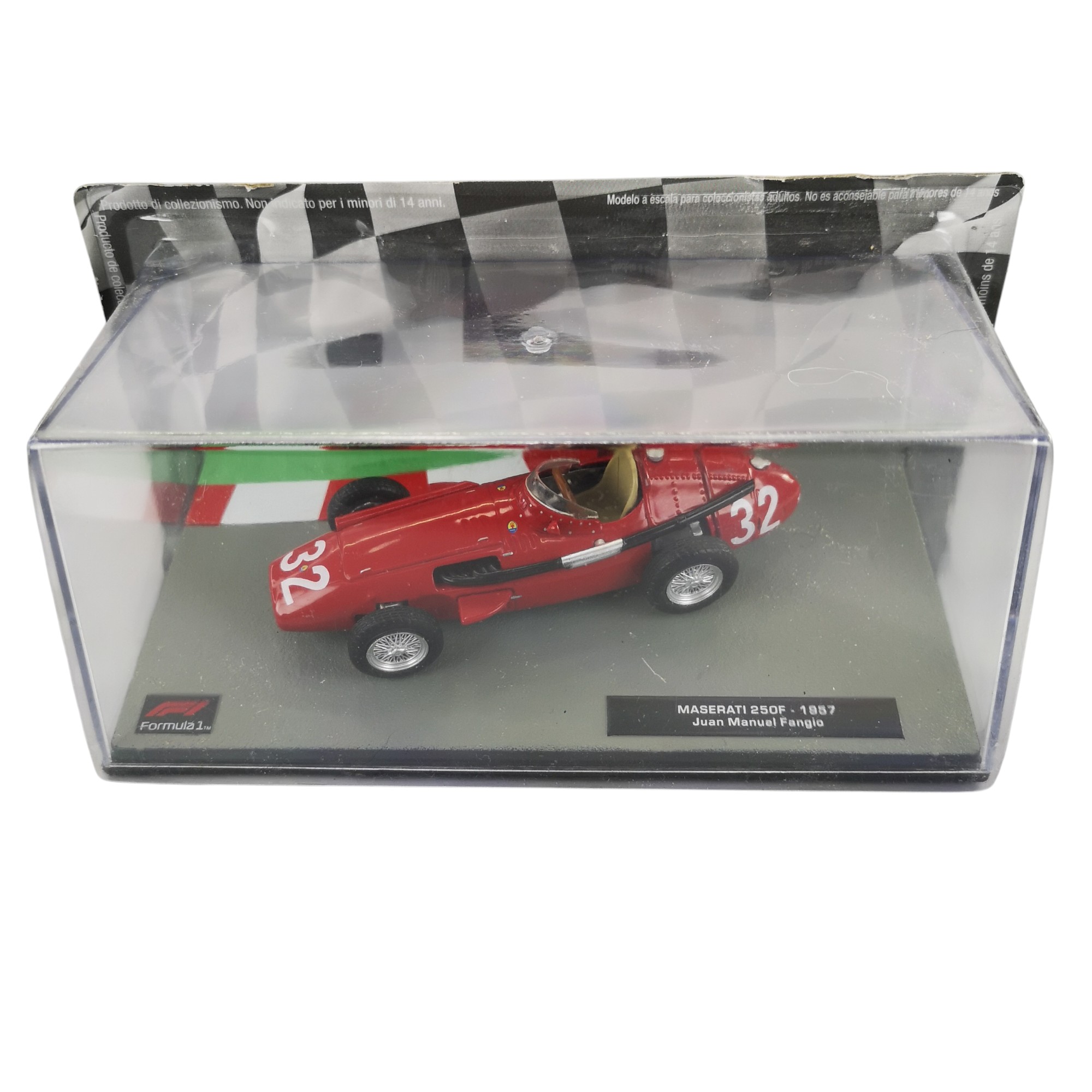 Maserati 250f #32 1957 JM Fangio Caja Acrilica Altaya 1:43
