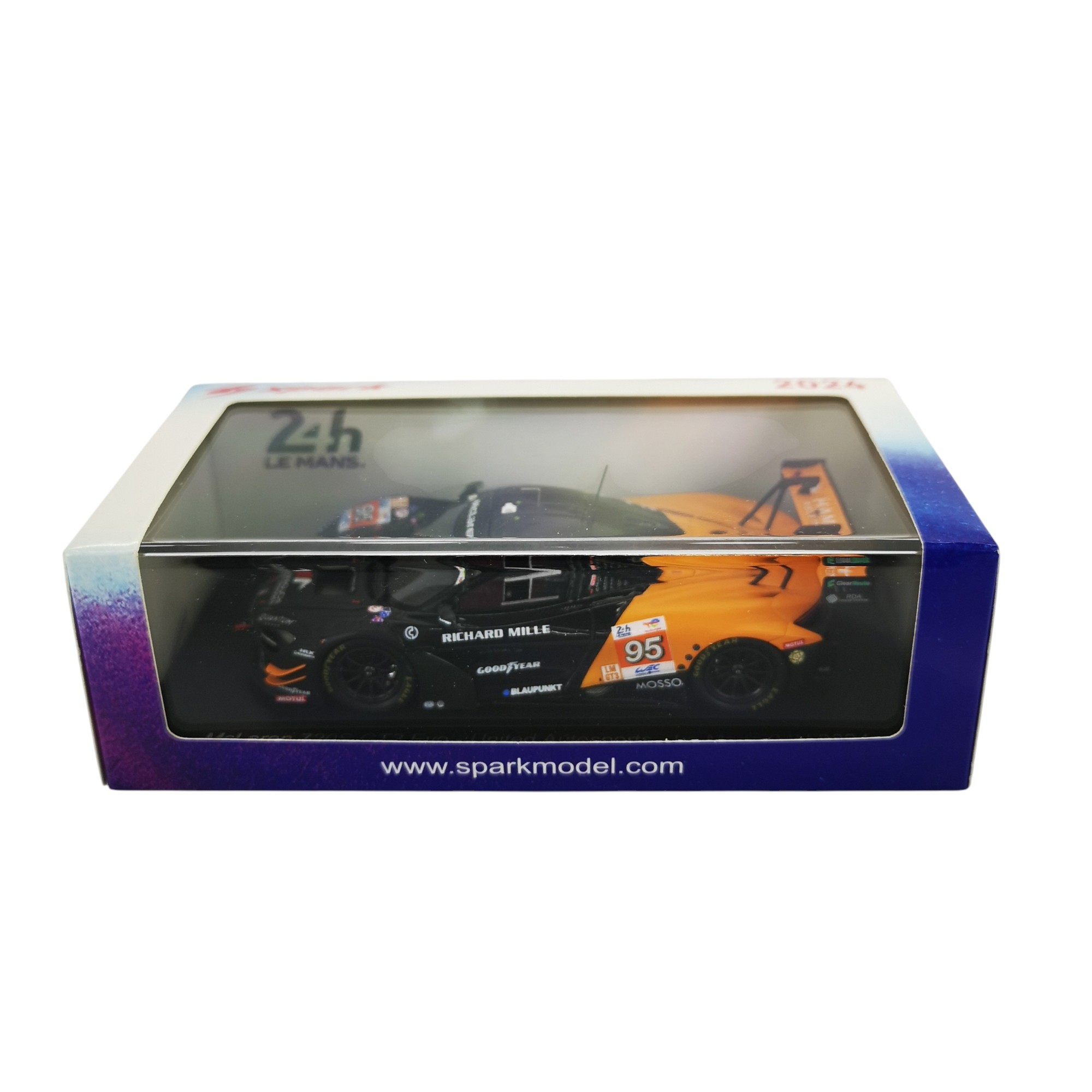 Mclaren 720S #95 Nico Pino Caja Acrilica Spark 1:43