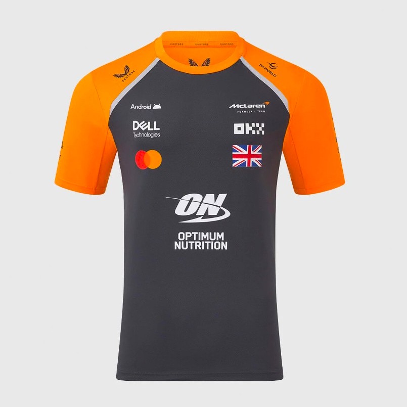 Polera CASTORE Mclaren Lando Norris F1 Team Oficial Driver Set Up 2025
