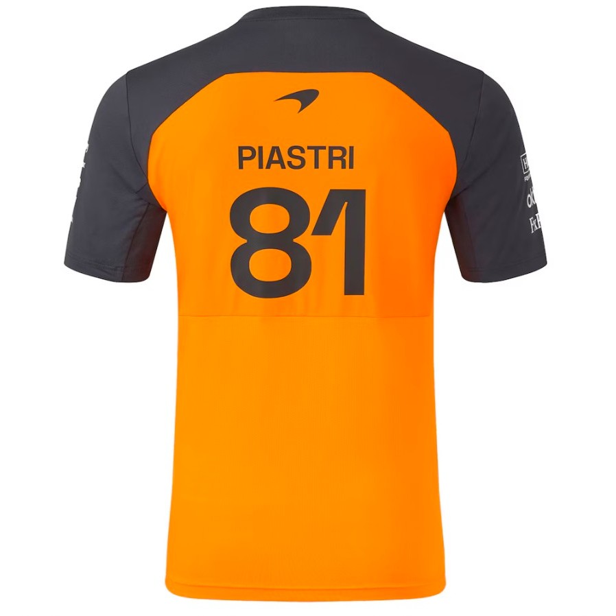 Polera CASTORE Mclaren Oscar Piastri F1 Team Oficial Driver Set Up 2025 - Imagen 3