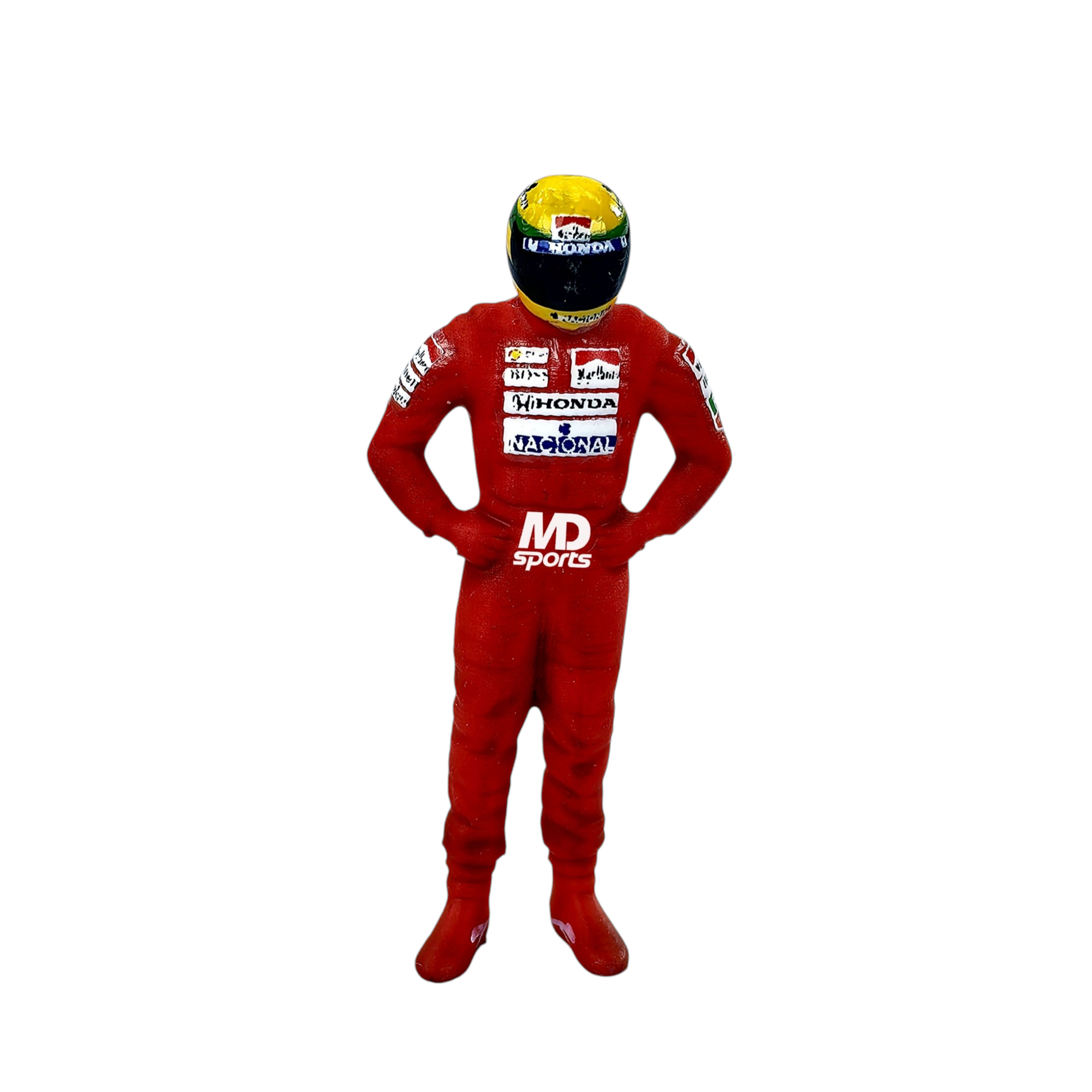 Figura Piloto Ayrton Senna Mclaren 1991 Cartrix 1:43