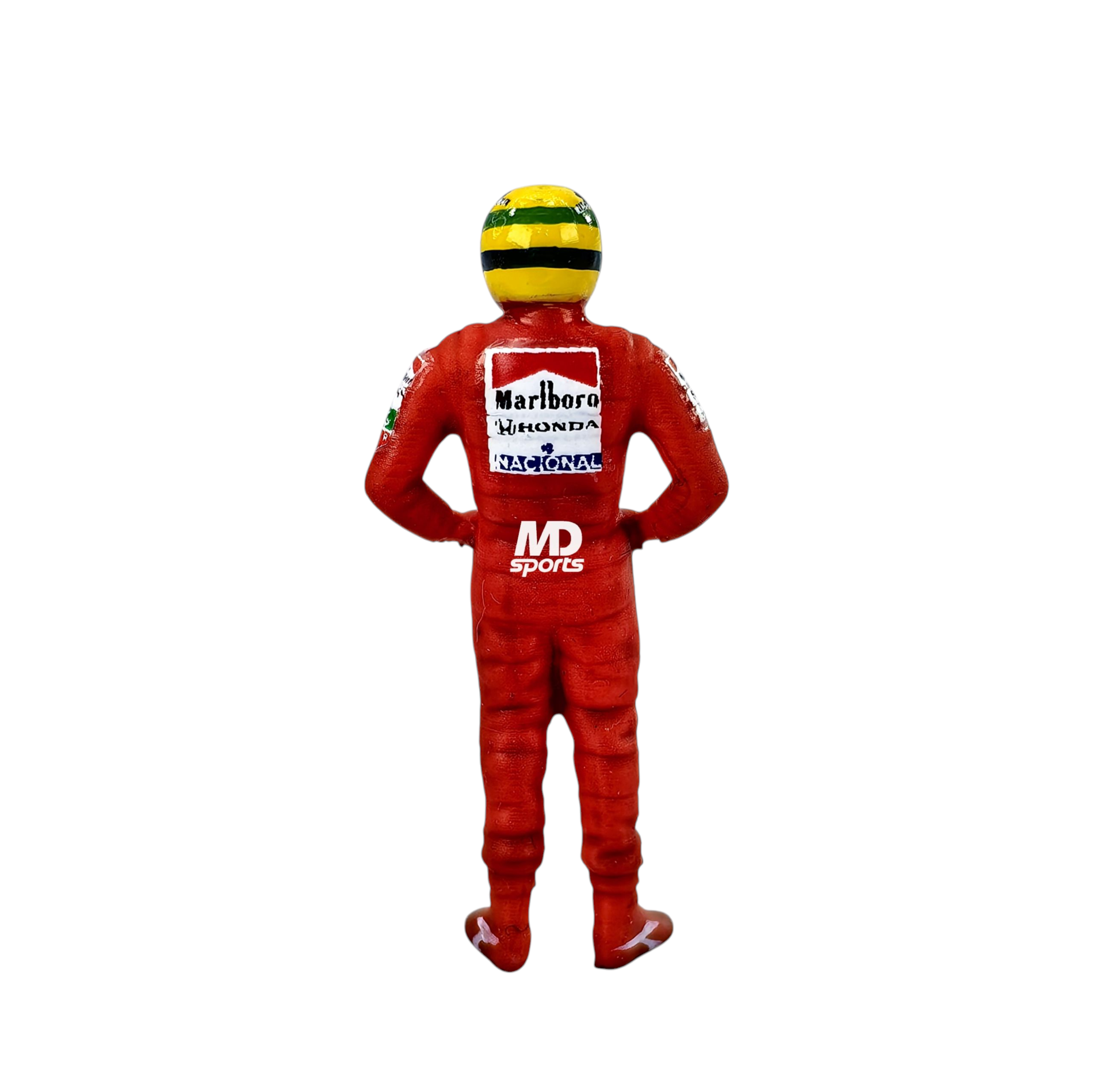 Figura Piloto Ayrton Senna Mclaren 1991 Cartrix 1:43