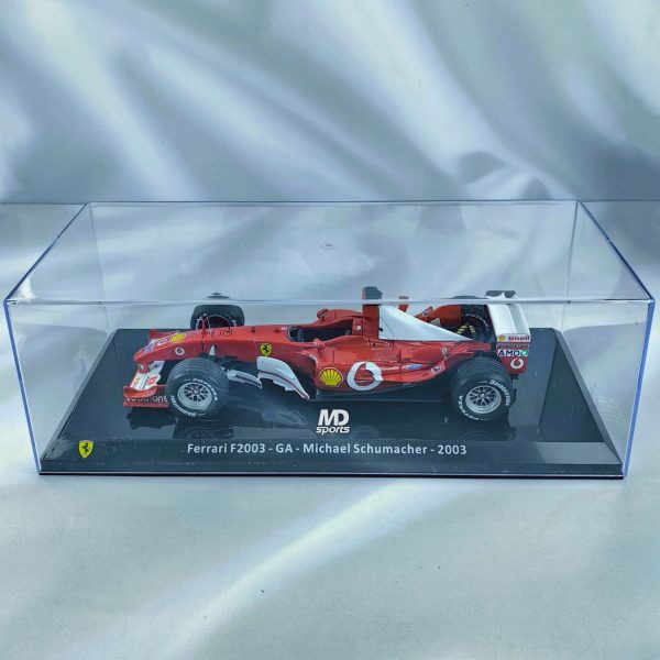 Ferrari F2003 GA 2003 #1 Michael Schumacher Caja Acrilica Premium