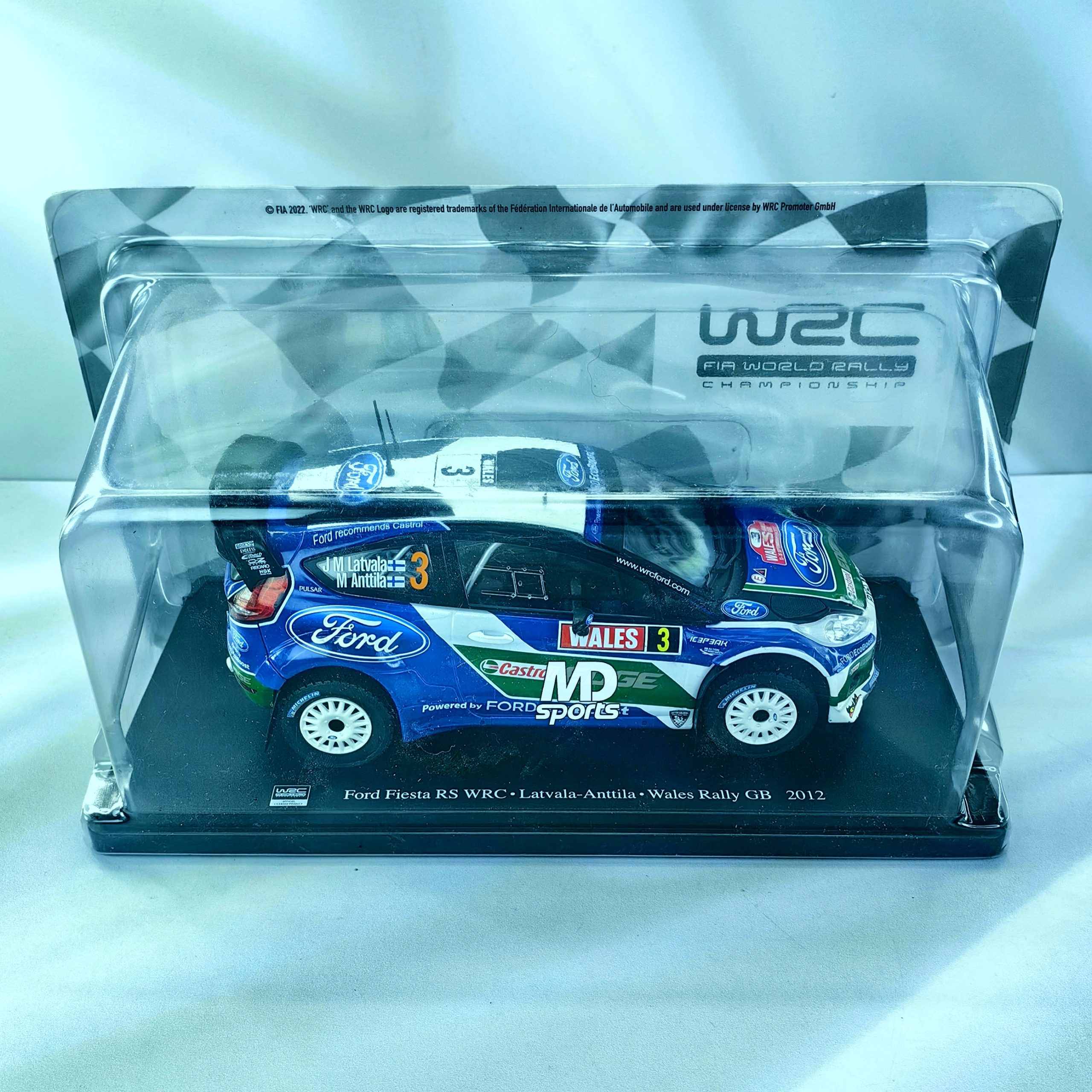 Ford Fiesta RS WRC Wales 2012 #3 Jari-Matti Latvala-Anttila Edicola 1:24