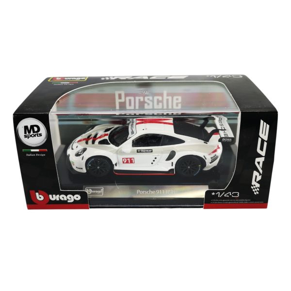 Porsche 911 RSR Caja Acrilica Burago Race 1:43