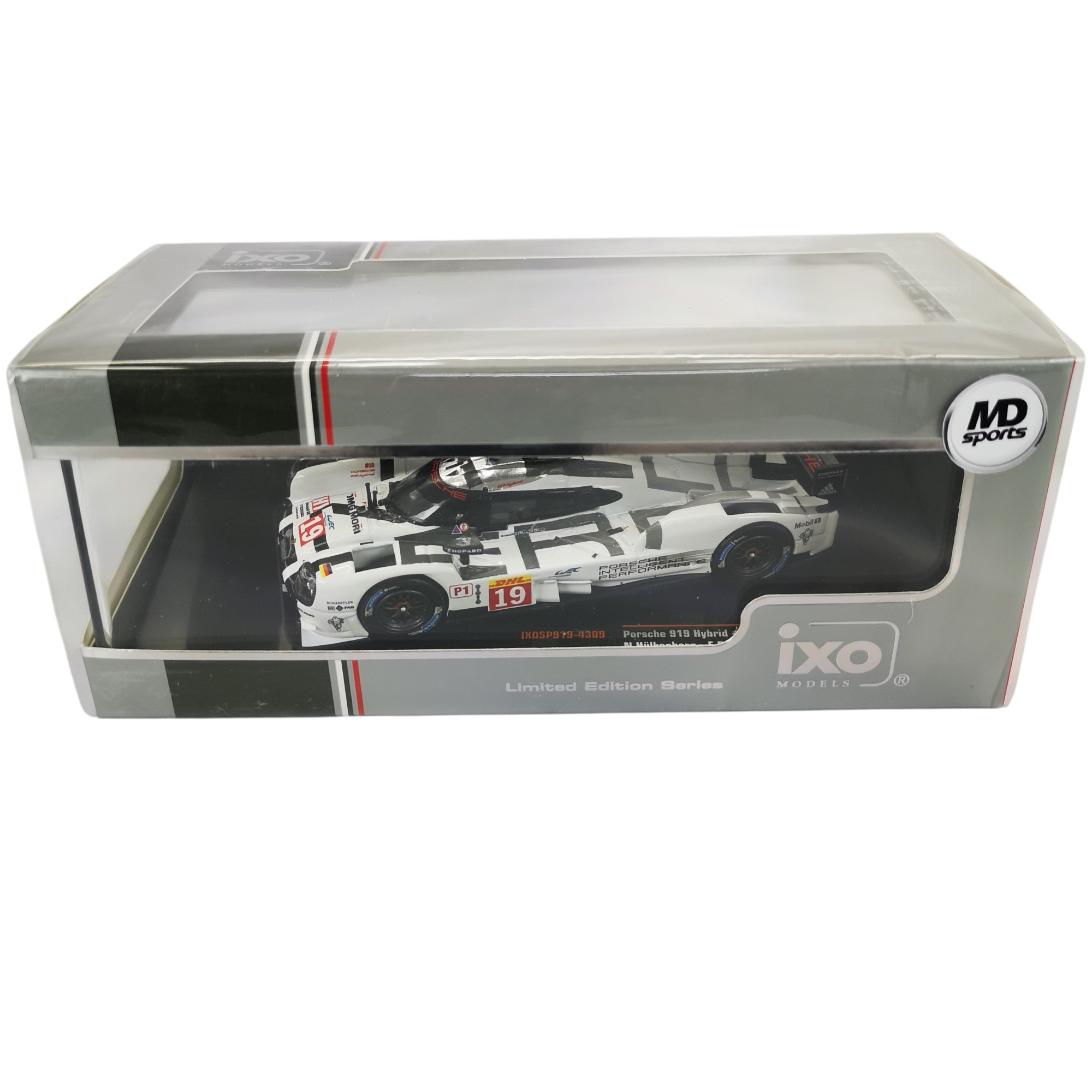 Porsche 919 Hybrid 1000km SPA 2015 #19 Hulkenberg-Bamber-Tandy Caja Acrilica IXO 1:43