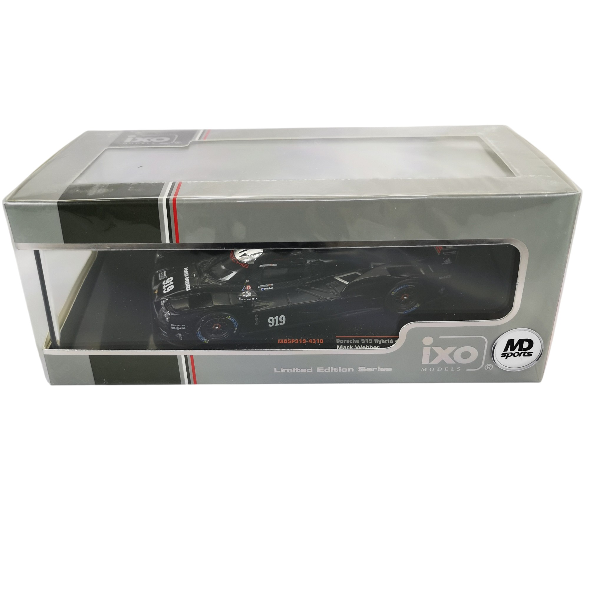 Porsche 919 Hybrid Test Car 2015 Mark Webber Caja Acrilica IXO 1:43