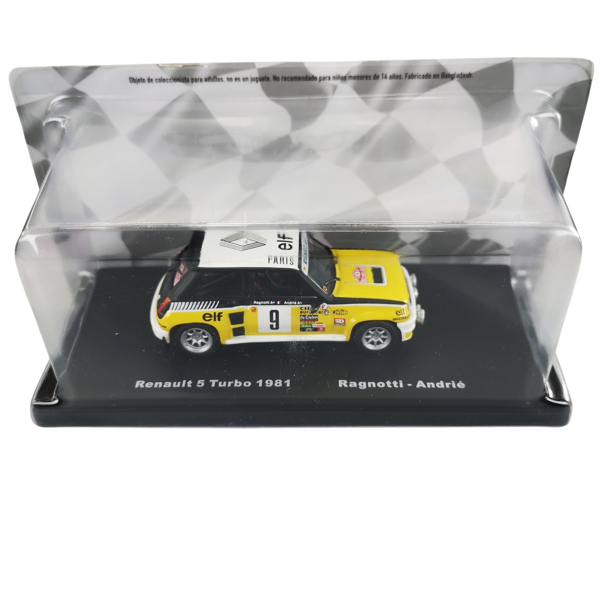 Renault 5 Turbo WRC 1981 #9 Ragnotti- Andrié Caja Normal Edicola 1:43
