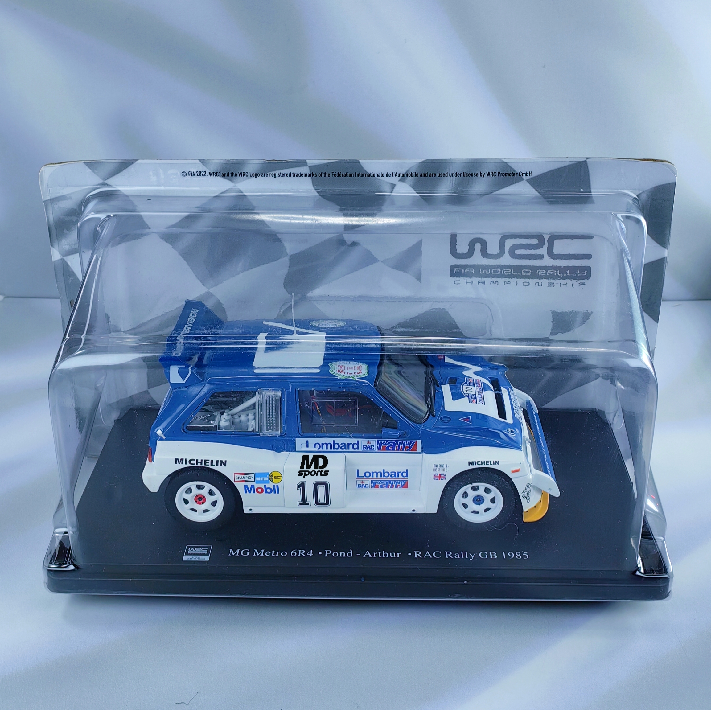MG Metro 6R4 WRC Inglaterra 1985 #10 Pond – Arthur Edicola 1:24