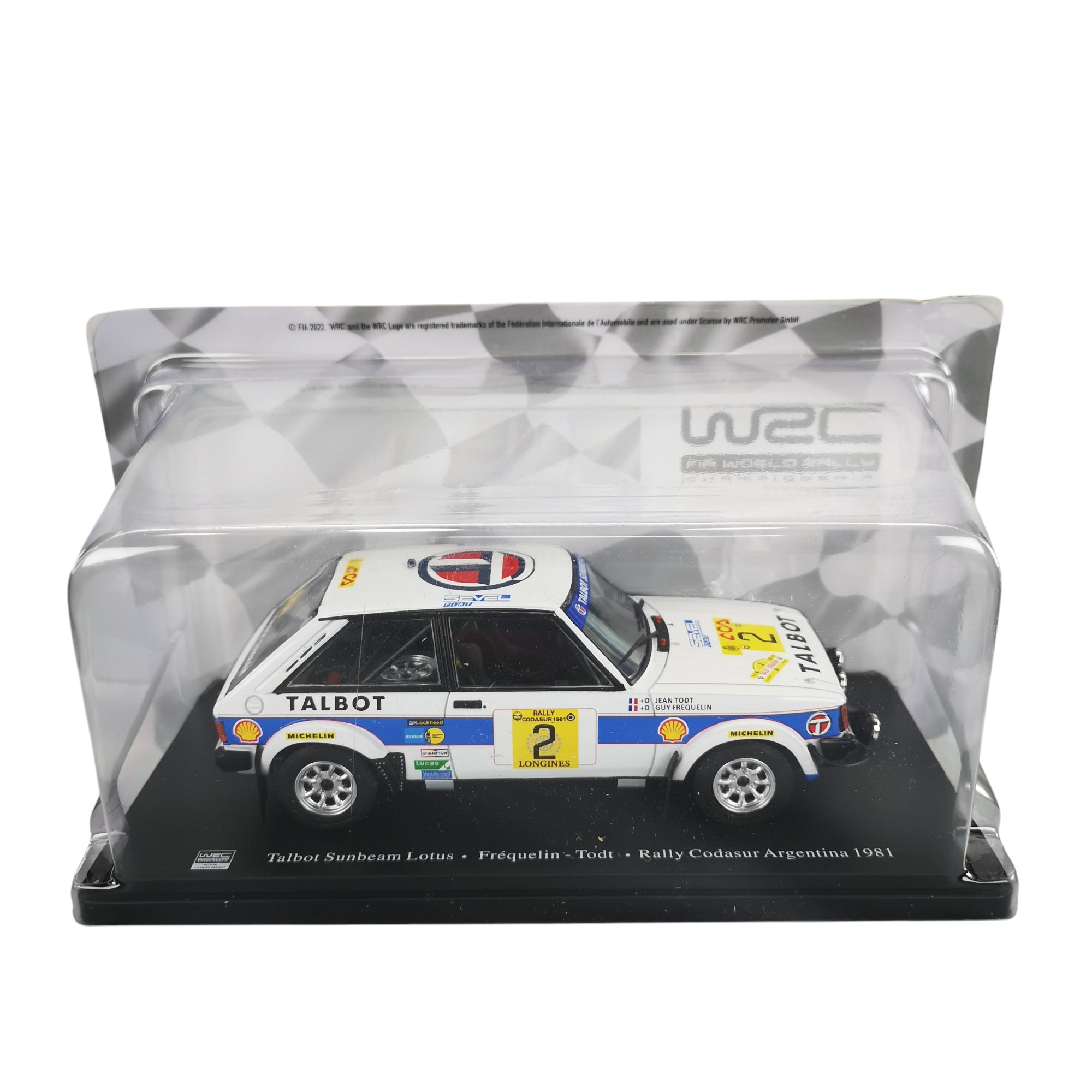 Lotus Talbot Sunbeam WRC Argentina 1981 #2 Guy Frequelin Edicola 1:24