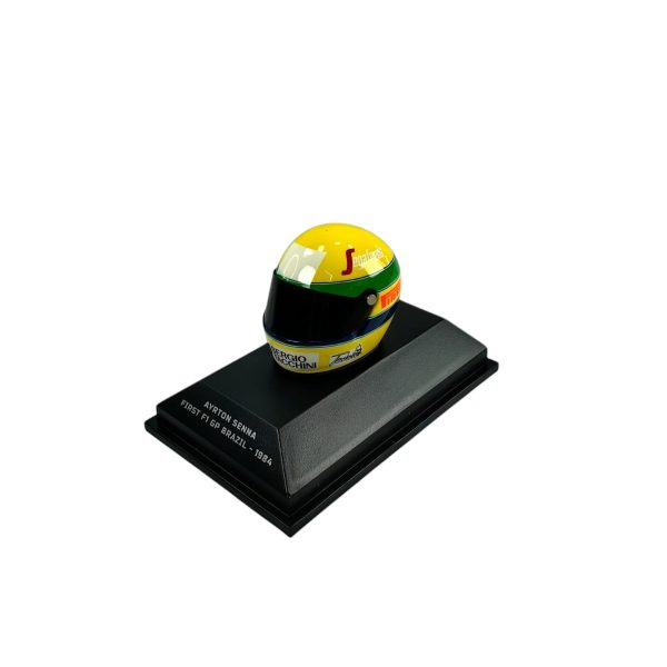 Casco Formula 1 Ayrton Senna 1984 Minichamps 1:8