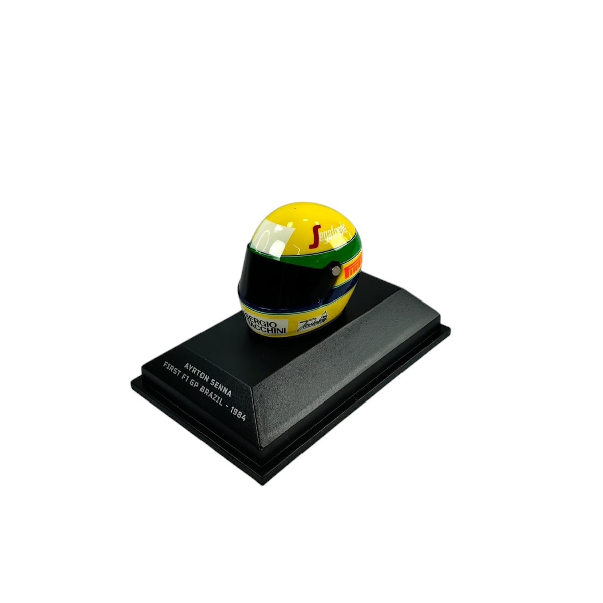 Casco Formula 1 Ayrton Senna 1984 Minichamps 1:8