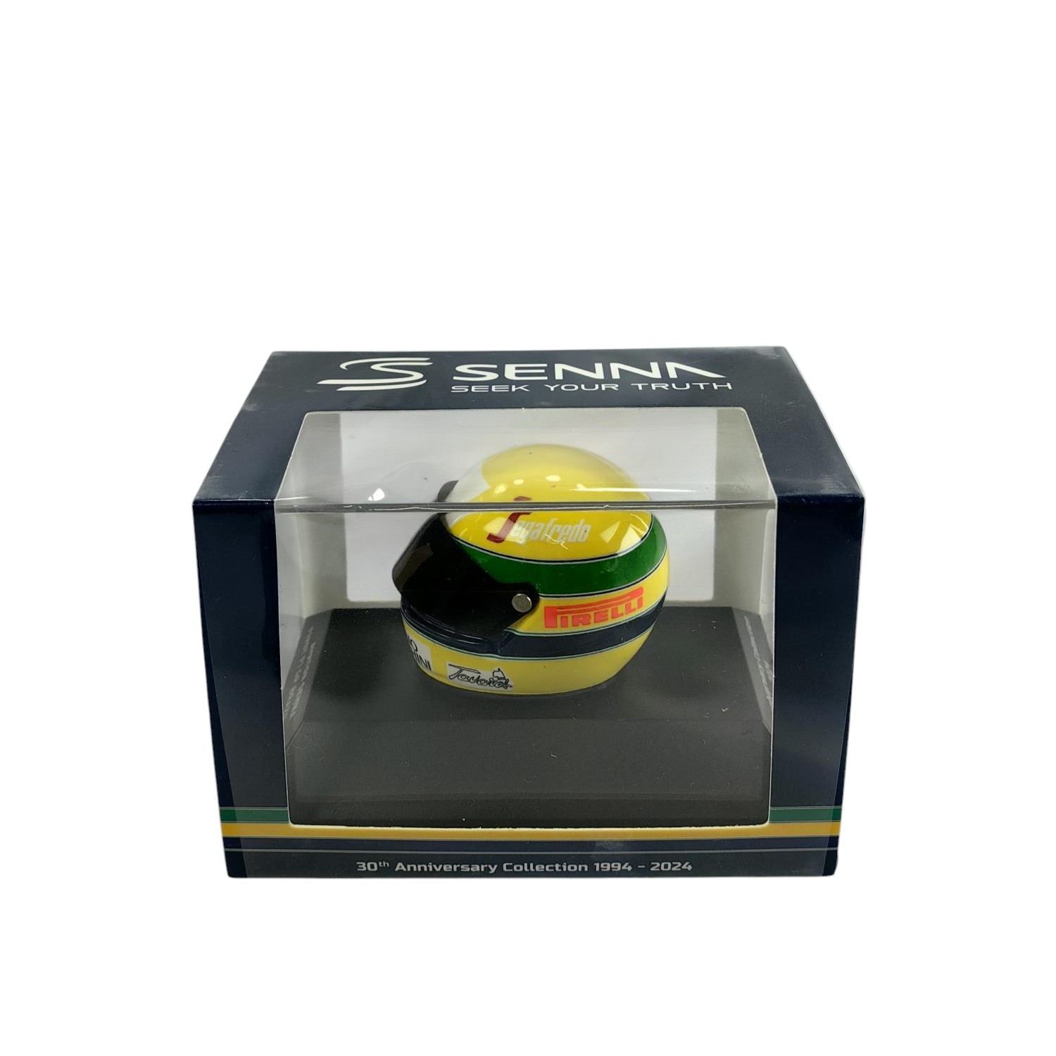 Casco Formula 1 Ayrton Senna 1984 Minichamps 1:8