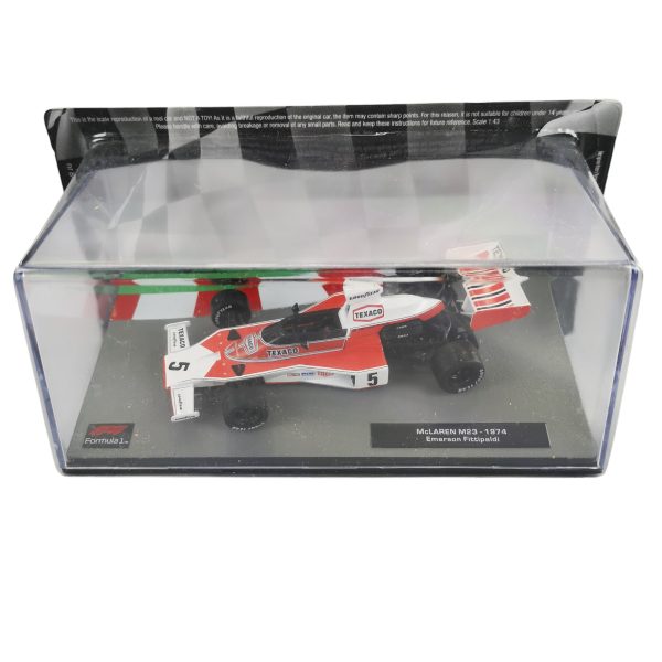 Mclaren M23 #5 Fittipaldi 1974 Caja Acrilica Altaya 1:43