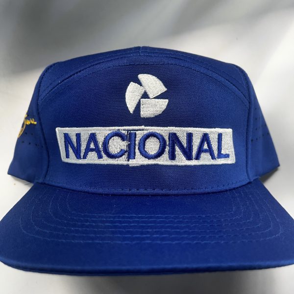 Gorro Jockey Ayrton Senna Formula 1 Nacional Semi-Curvo Azul (Producto con detalle) - Imagen 4