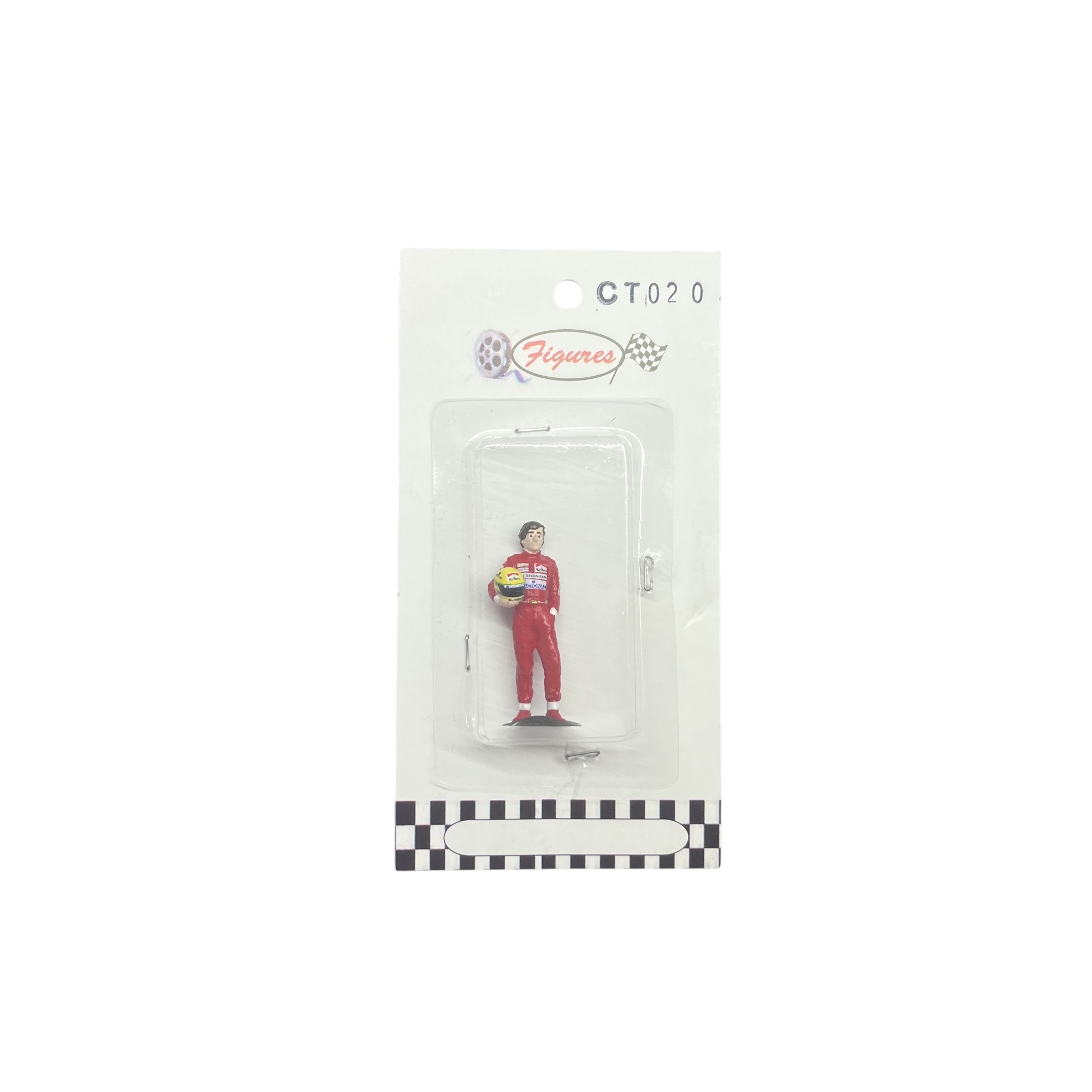 Figura Piloto Con Casco Ayrton Senna  Mclaren 1988 Cartrix 1:43