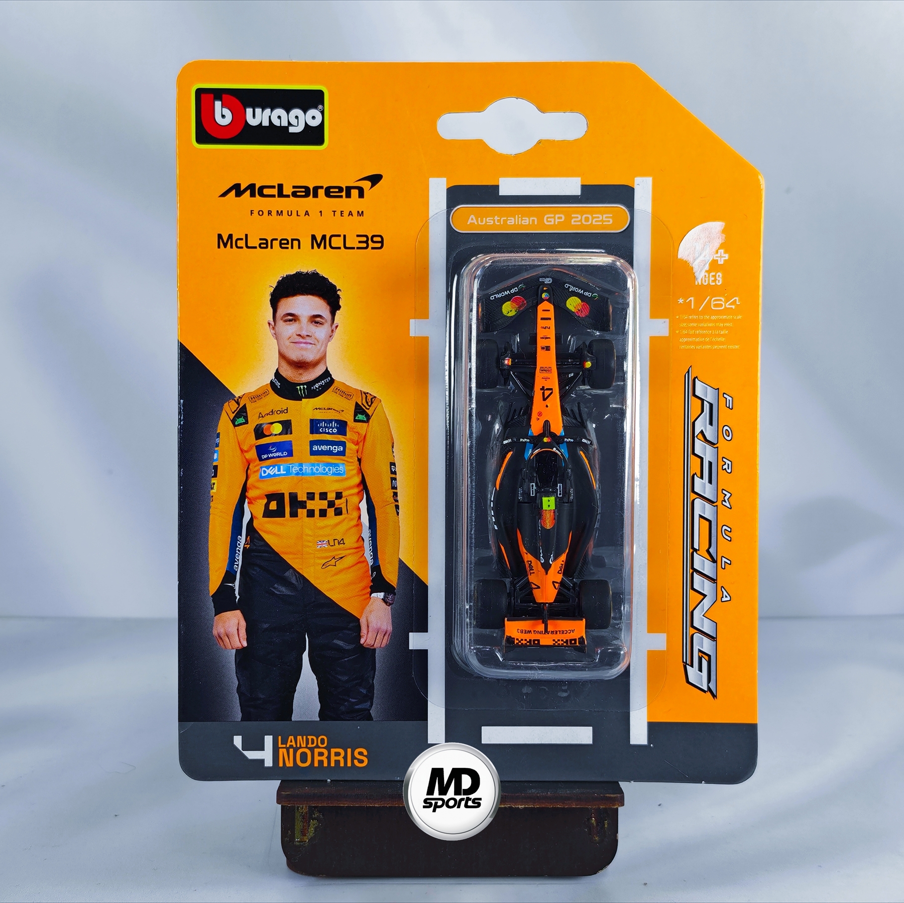 Mclaren MCL39 2025 #4 Lando Norris Caja Normal Burago 1:64