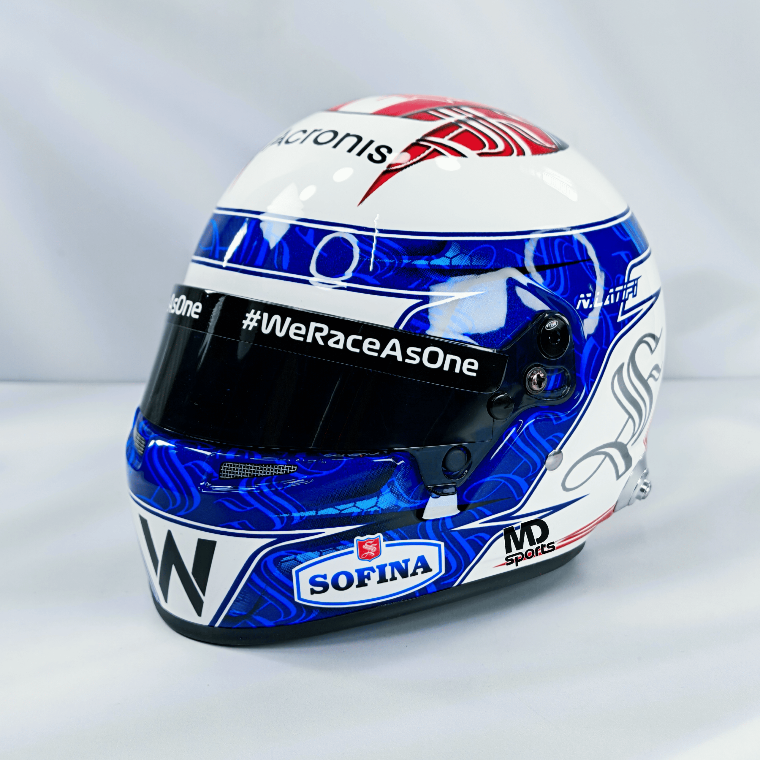 Casco Formula 1 Nicholas Latifi 2021 Williams BELL 1:2