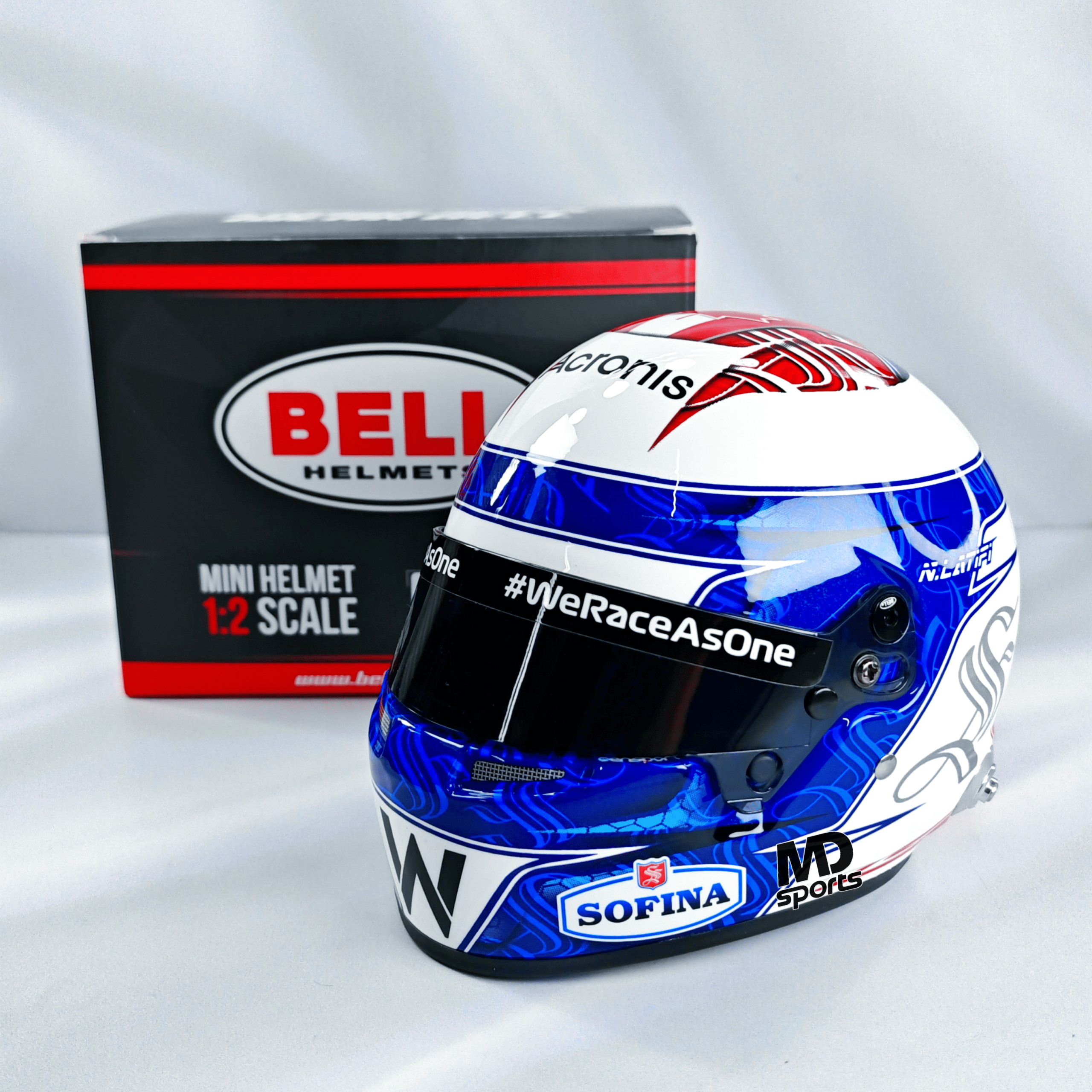 Casco Formula 1 Nicholas Latifi 2021 Williams BELL 1:2