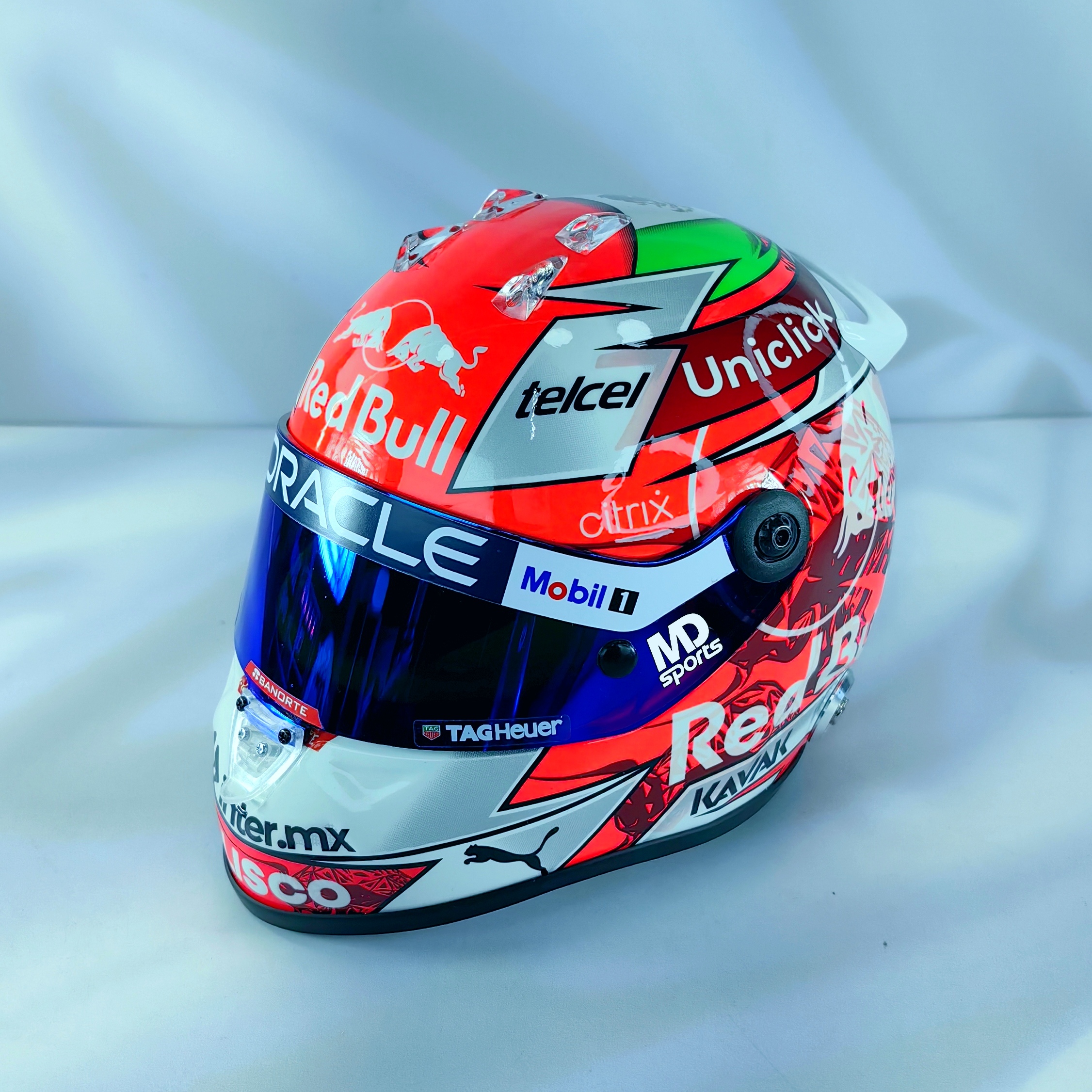 Casco Formula 1 Sergio Checo Perez GP Austria 2022 Schuberth 1:2