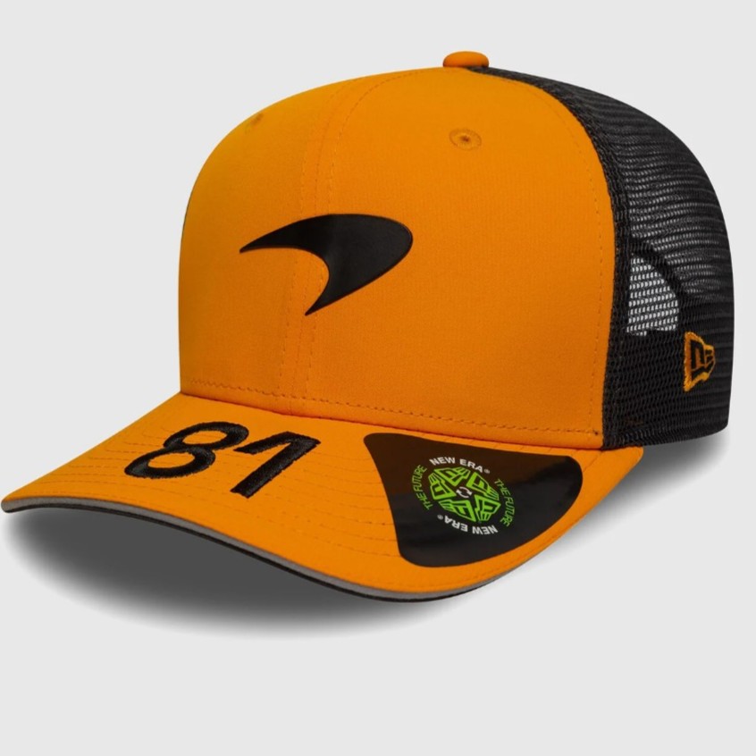 Gorro Oficial NEW ERA Mclaren F1 #81 Oscar Piastri 2025
