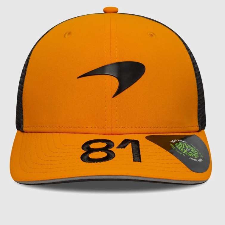 Gorro Oficial NEW ERA Mclaren F1 #81 Oscar Piastri 2025