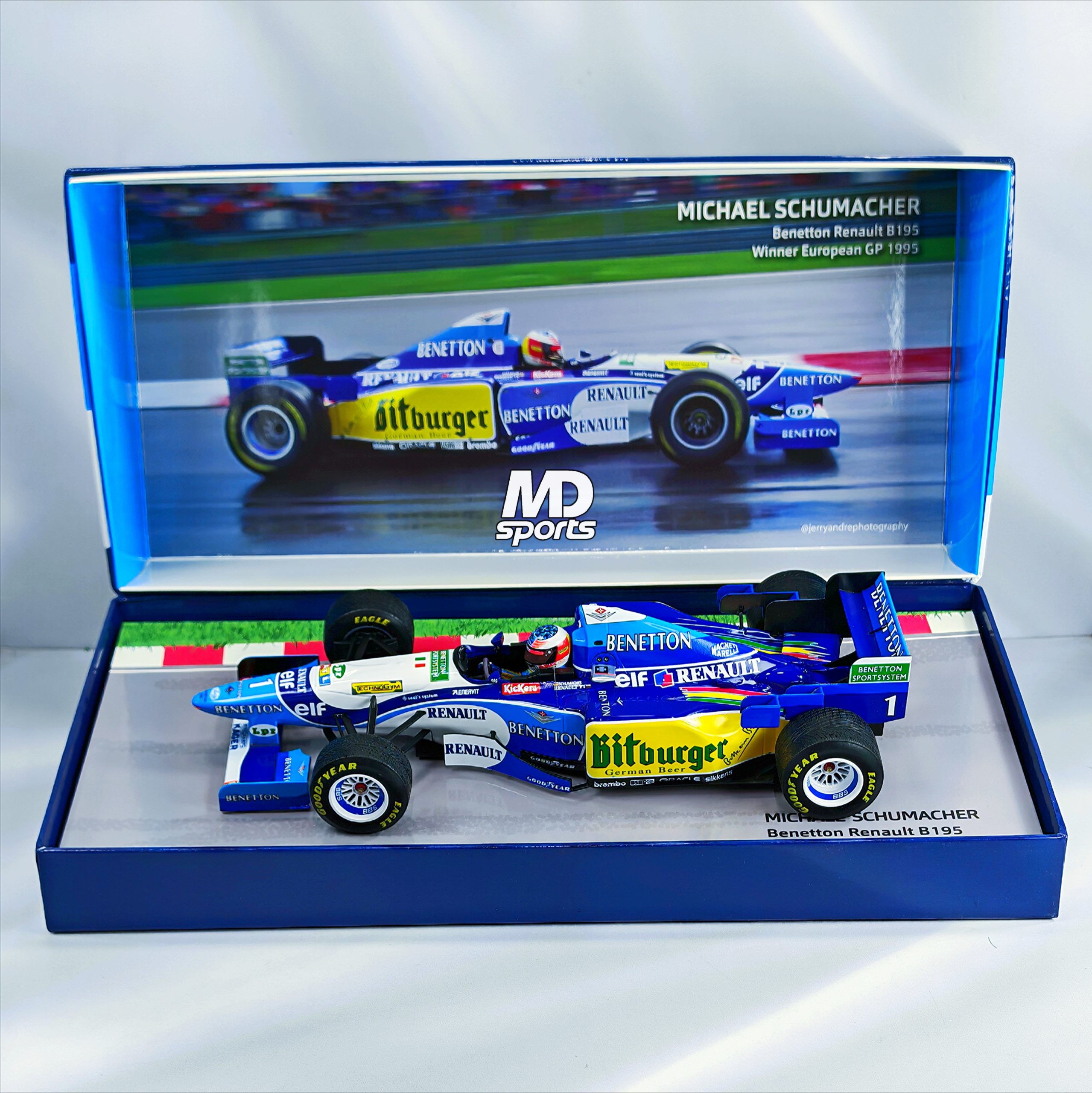Benetton B195 GP Europa 1995 #1 Michael Schumacher Minichamps 1:18